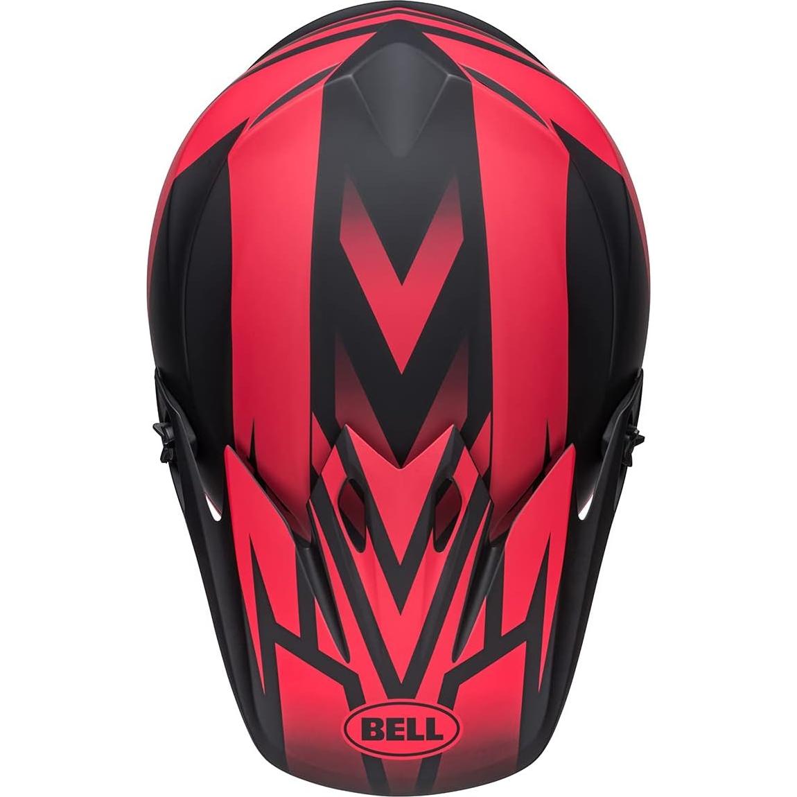 Casco de Motocross BELL MX-9 MIPS XX-Large Negro/Rojo
