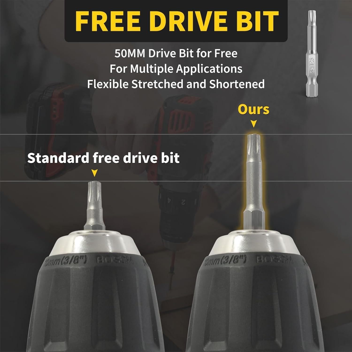 Tornillos de Madera FIXLINK #10 x 76mm, 105 Pcs, Resistencia Óxido