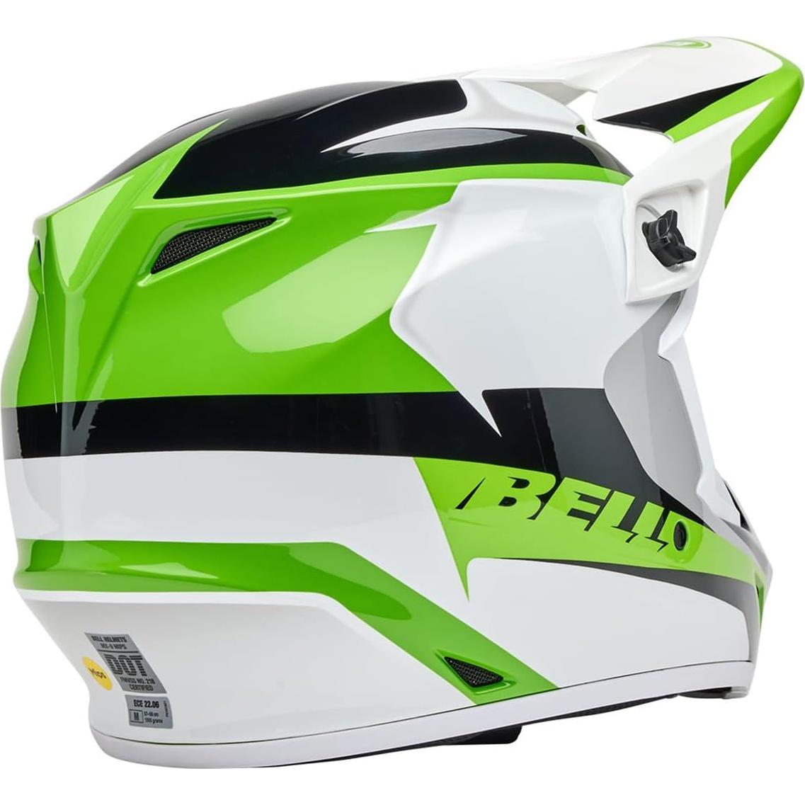 Casco de Motocross BELL MX-9 MIPS Verde Brillante 2,22 kg