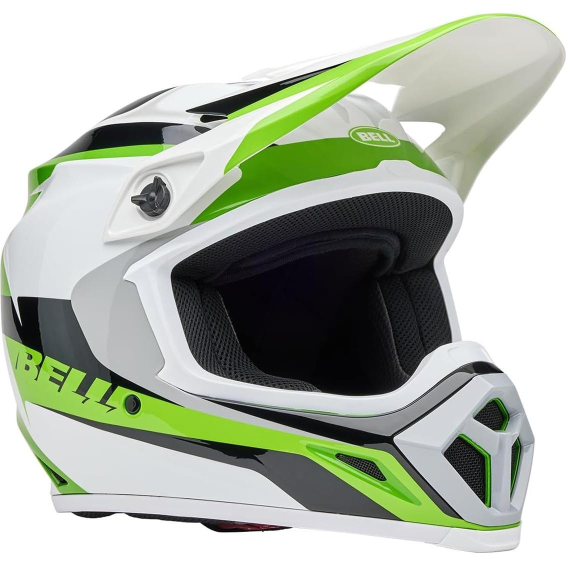 Casco de Motocross BELL MX-9 MIPS Verde Brillante 2,22 kg