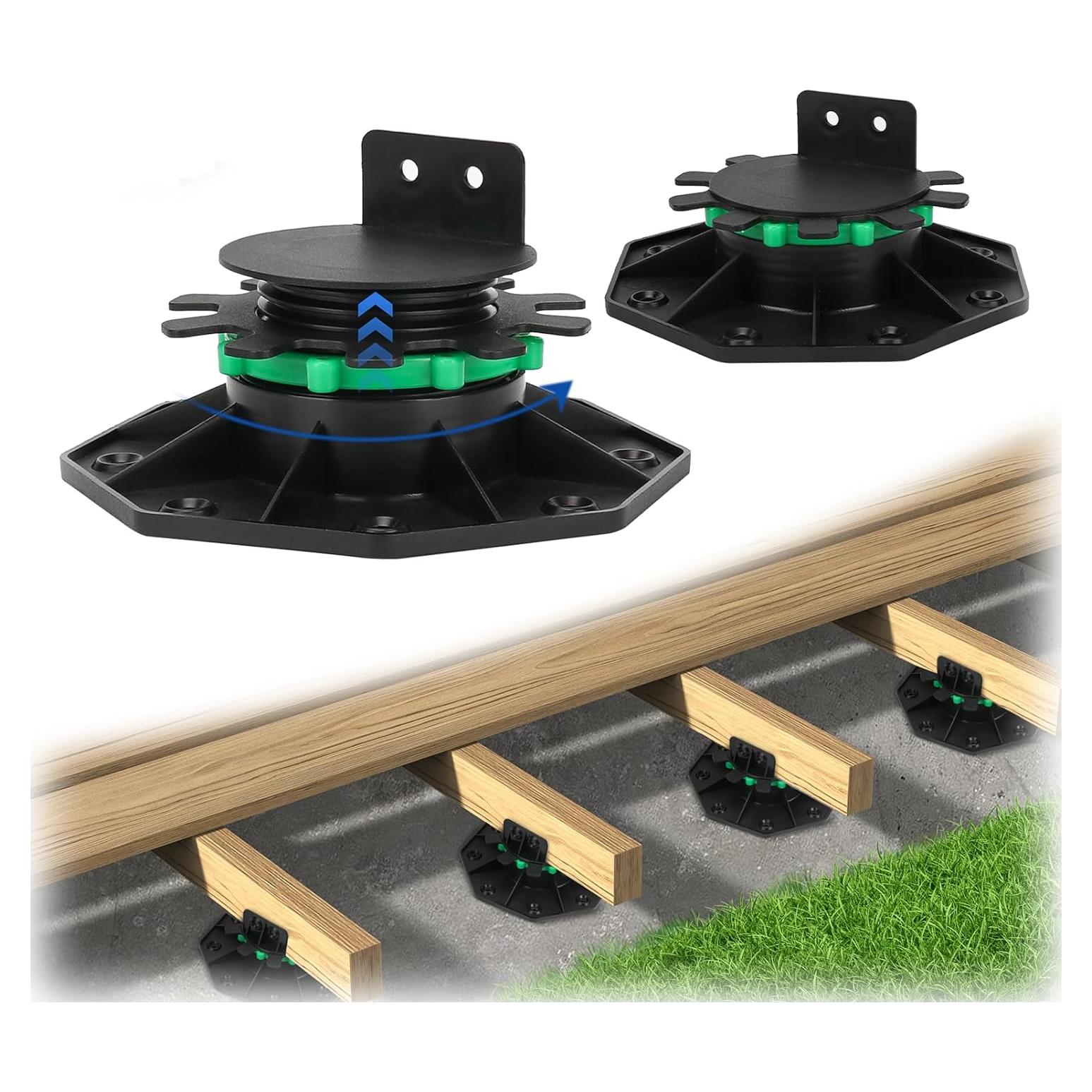 Pedestal Soporte Ajustable Zylorix 24Pack 40-60mm Negro