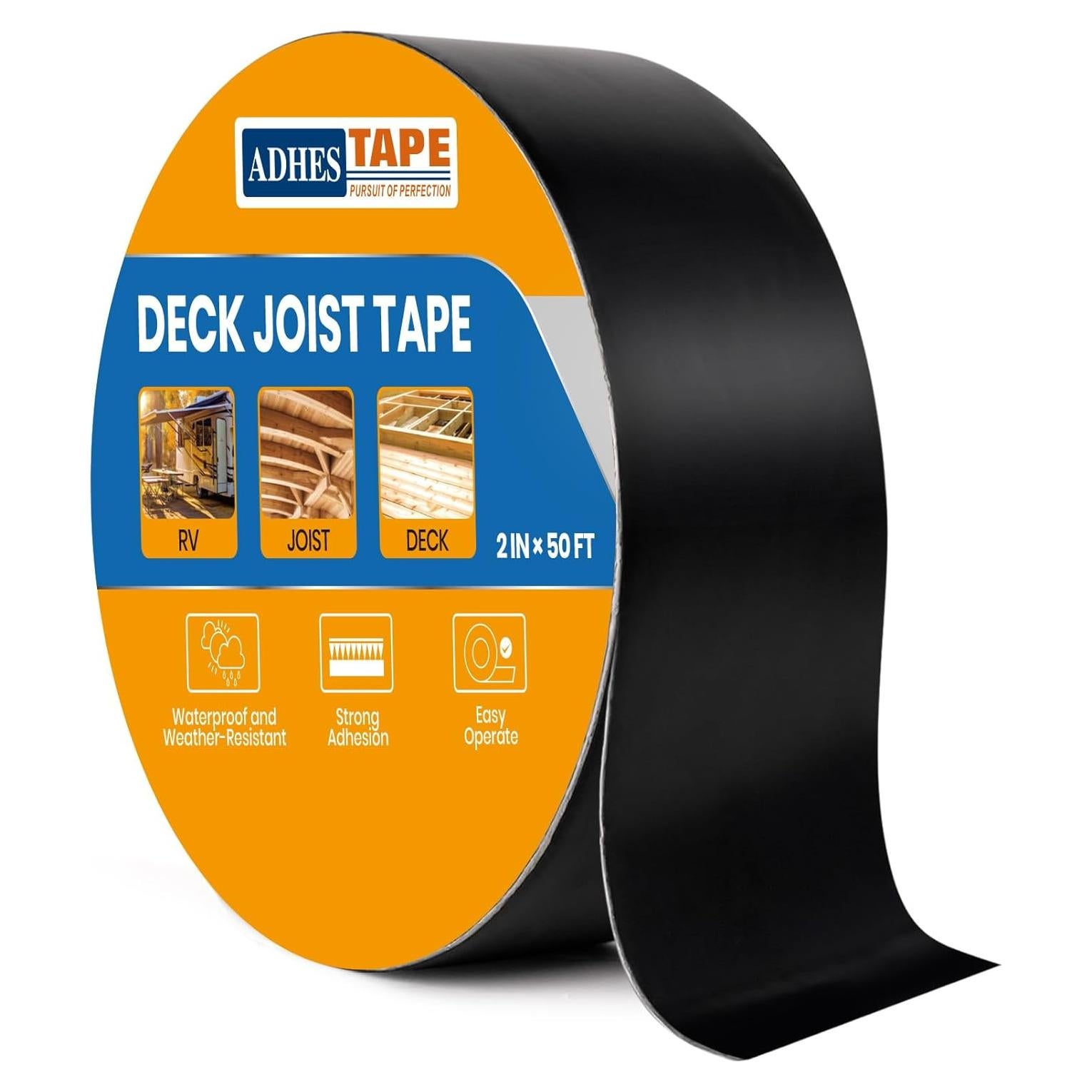 Cinta Butílica para Vigas de Deck ADHES 0.61 x 15.24 m Impermeable