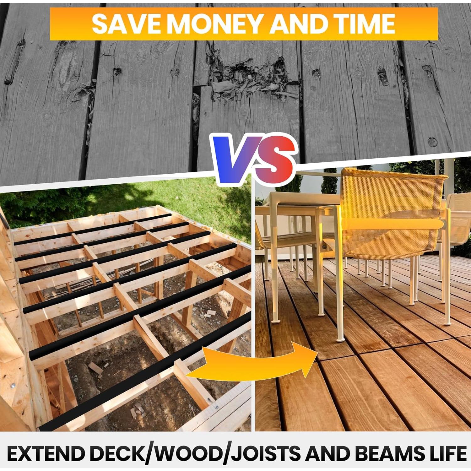 Cinta Butílica para Vigas de Deck ADHES 0.61 x 15.24 m Impermeable