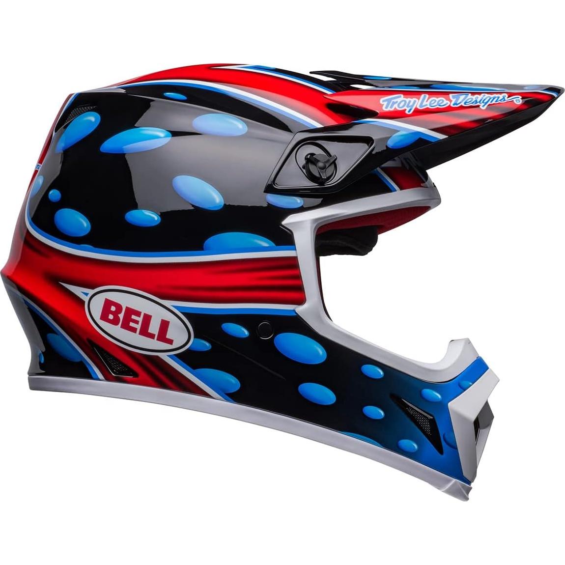 Casco de Motocross BELL MX-9 MIPS X-Large Negro/Rojo