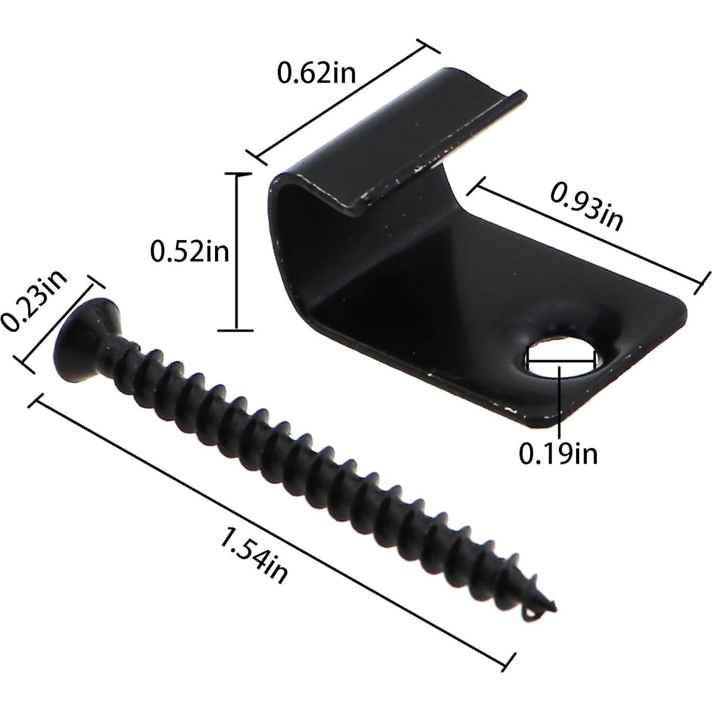 20 Clips de Inicio Universal Caishun 2.22 cm Acero Inoxidable