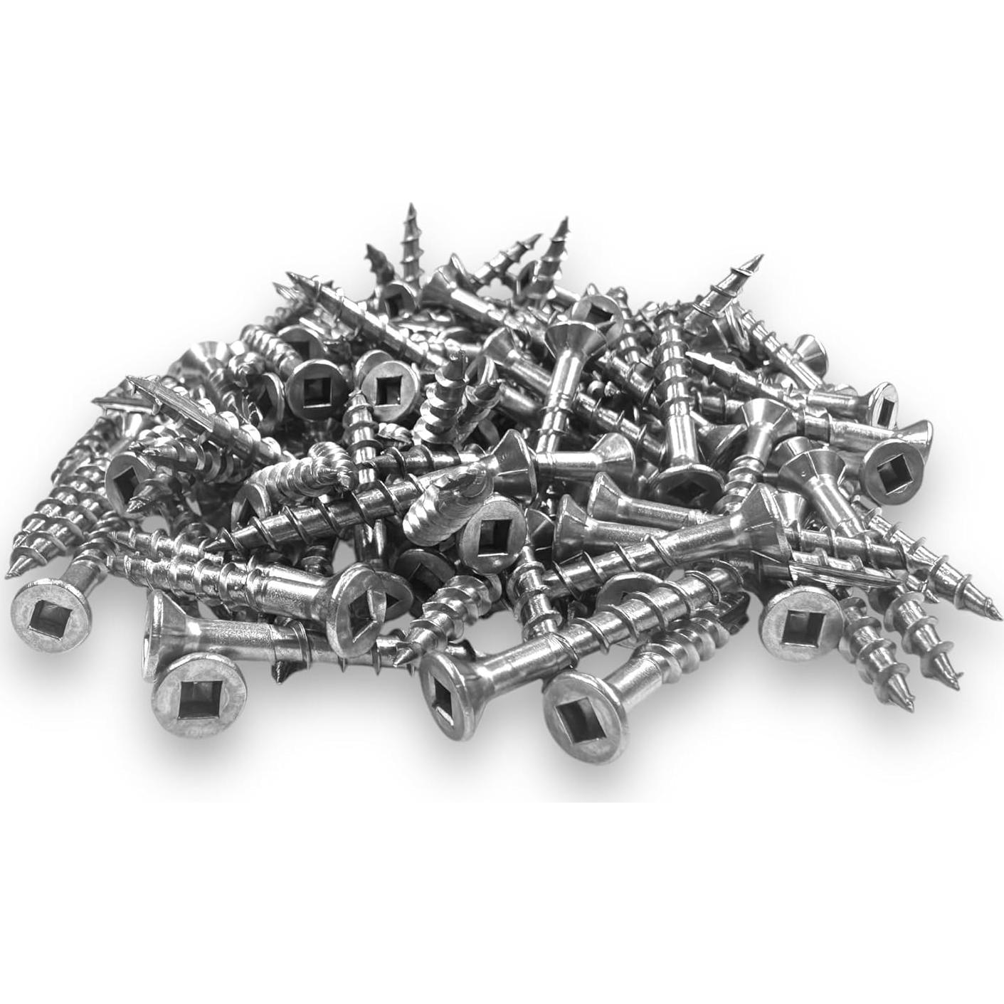 Tornillos de Acero Inoxidable BCP Fasteners 100 Unidades #8 x 4.1 cm
