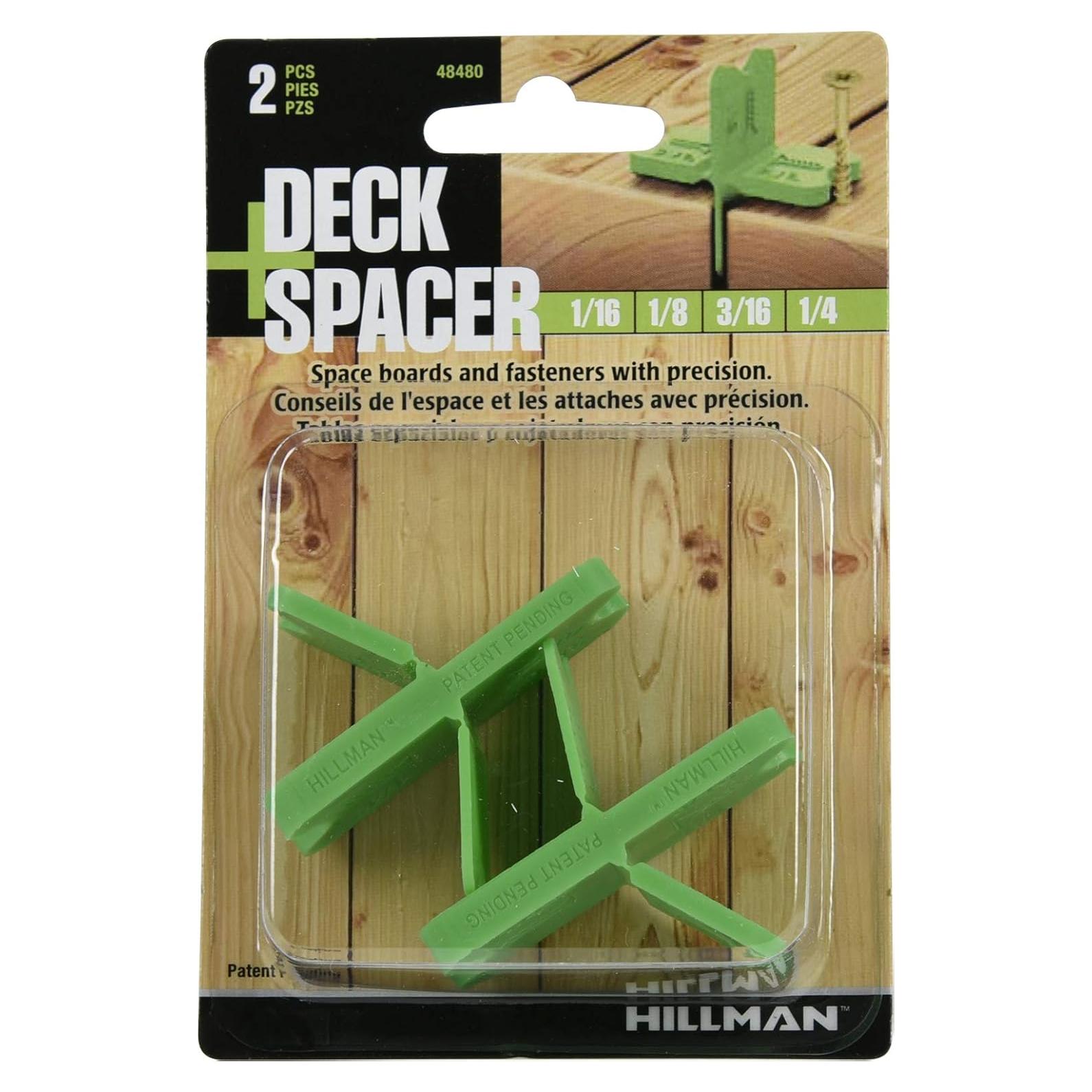 Espaciador de Deck The Hillman Group 2 Piezas 24.4x10.2 cm