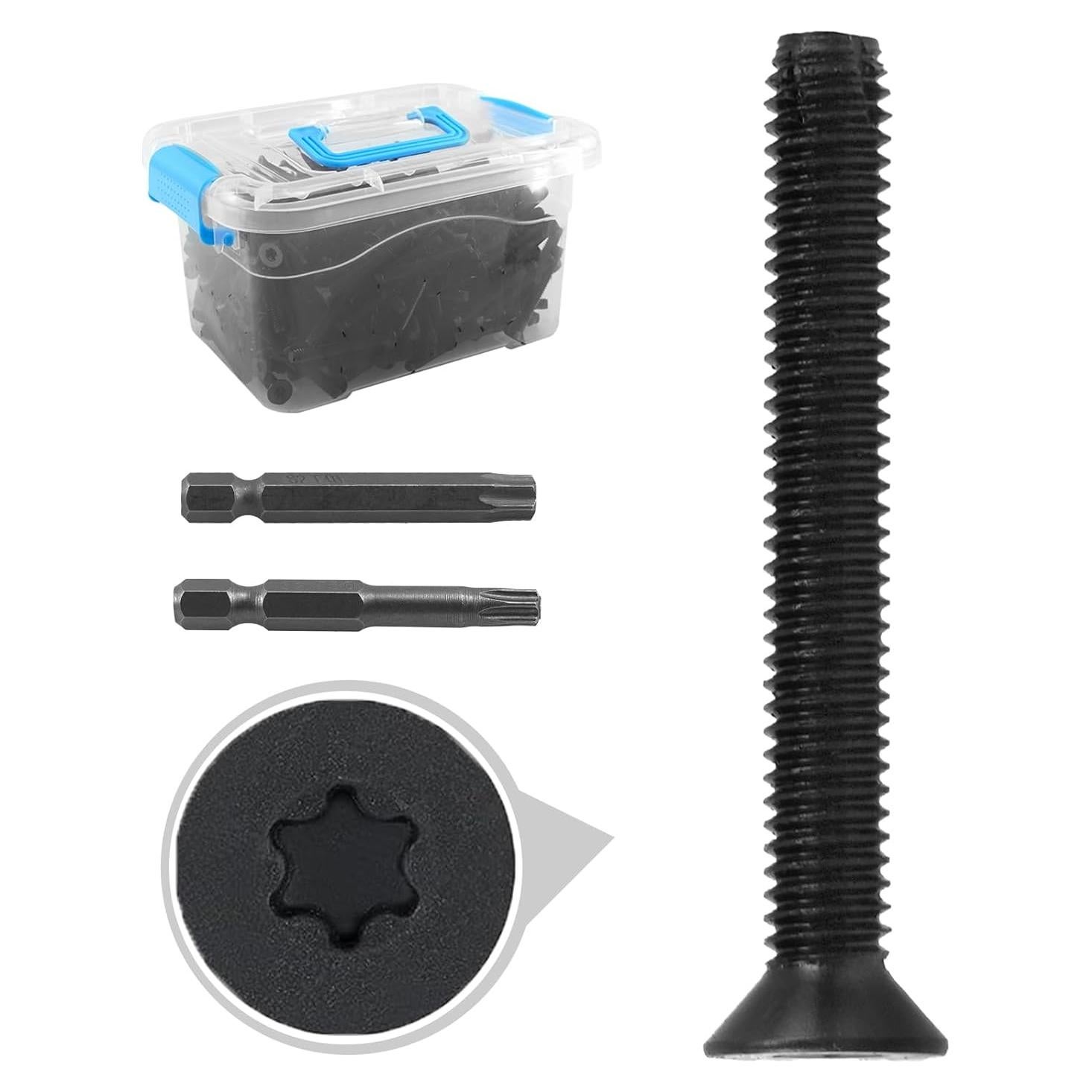 Tornillos Autoperforantes CNQLIS 6.35 x 63.5 mm - 100 Unidades