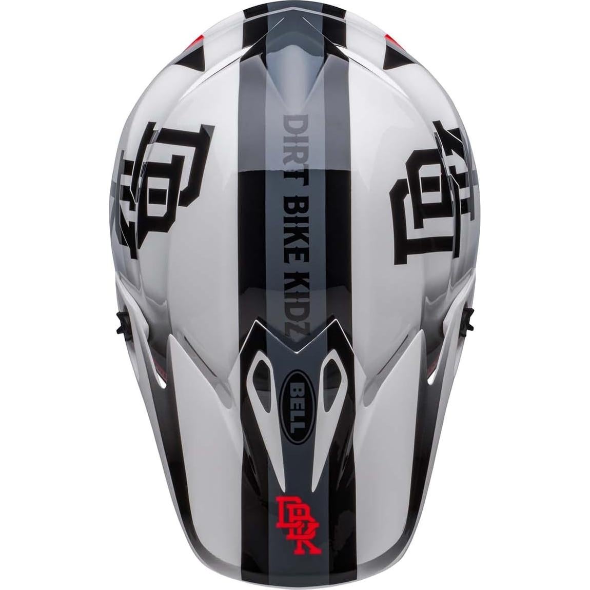 Casco de Motocross BELL MX-9 MIPS Blanco/Negro Pequeño