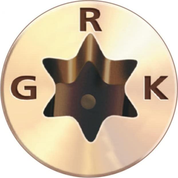 Tornillos multiusos GRK R4#10 x 79mm 630CT con recubrimiento Climatek
