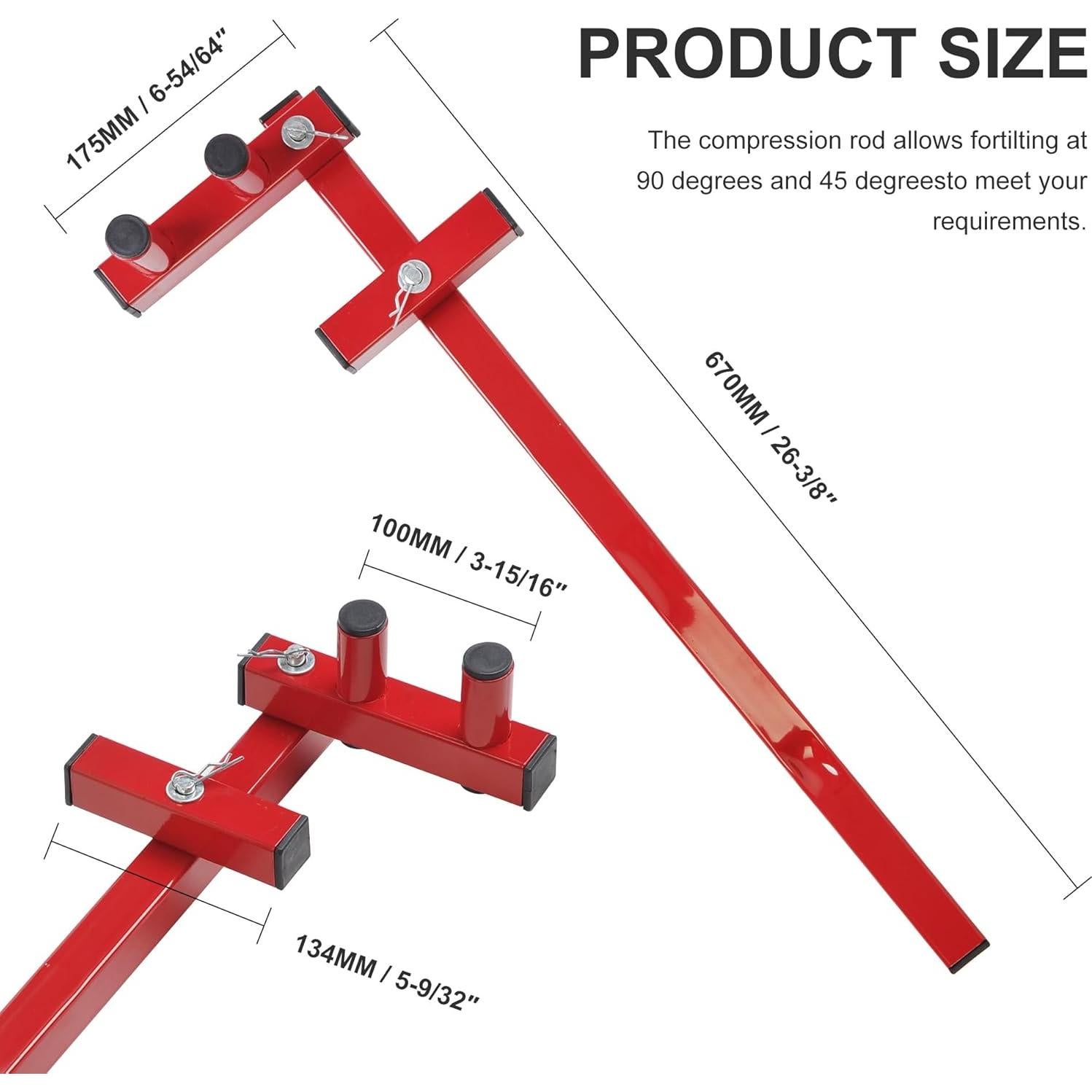 Herramienta de Enderezado de Deck WINMAX 66cm Ajustable