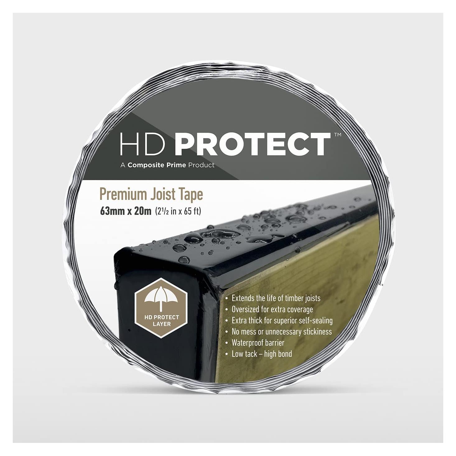 Cinta para Vigas HD Protect 2.5" x 19.81 m Impermeable