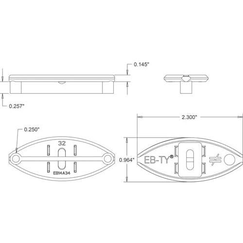 Sujetador Oculto Premium Simpson Strong-Tie EB-TY 175 Tornillos 316