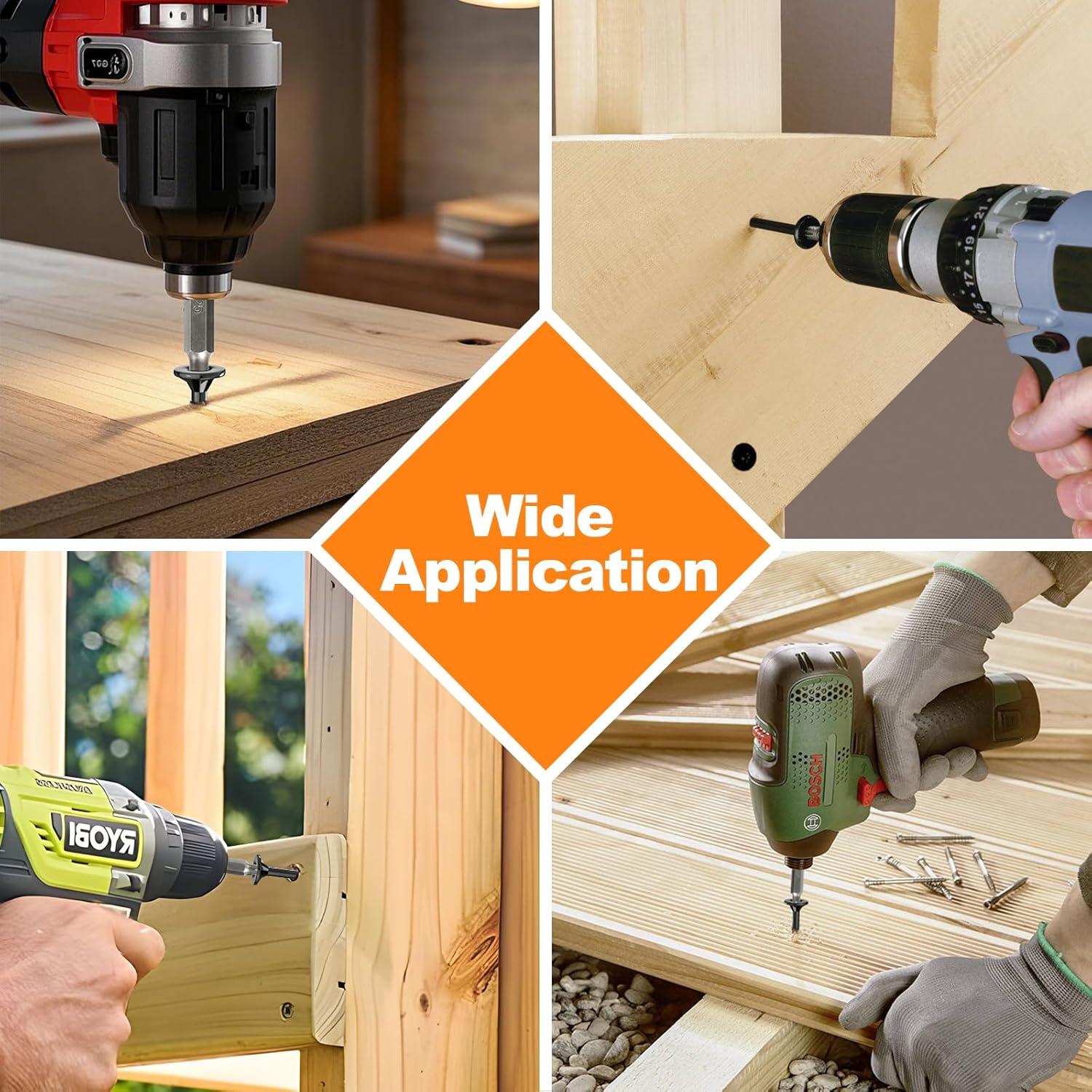 Tornillos para Deck FMhotu 3.2cm 500Pcs Resistente Oxidación