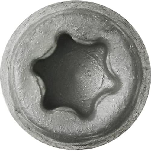 Coated Composite Deck Screws #10 x 2-3/4, Self Tapping Wood Screws and Deck Screws with Torx T20 Star Drive, Type 17 Point, Flat Head, 1 Free Bit Included (Gray, 75), by YYL FASTENER