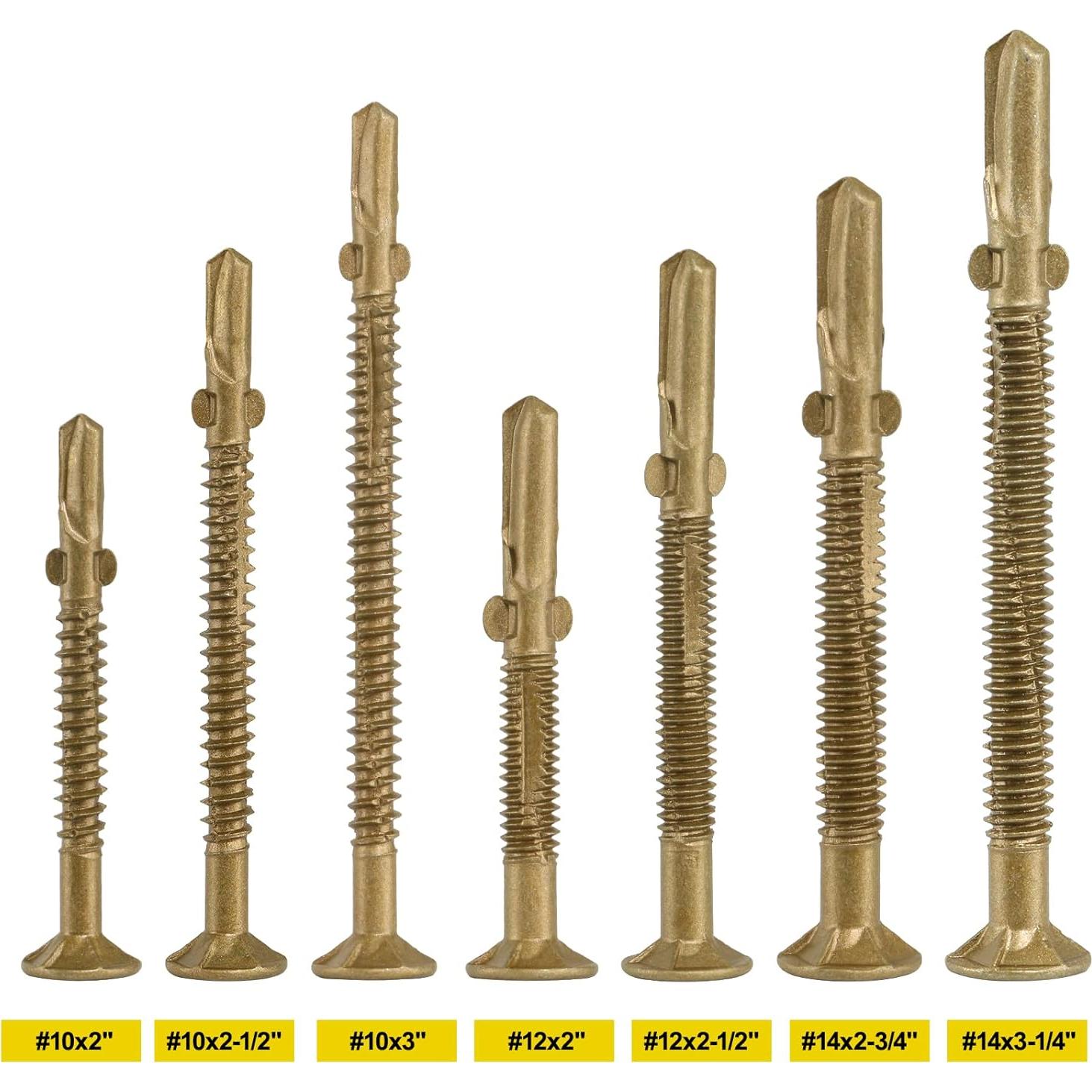 Tornillos Autoperforantes para Madera y Metal FMhotu 161 Pzas