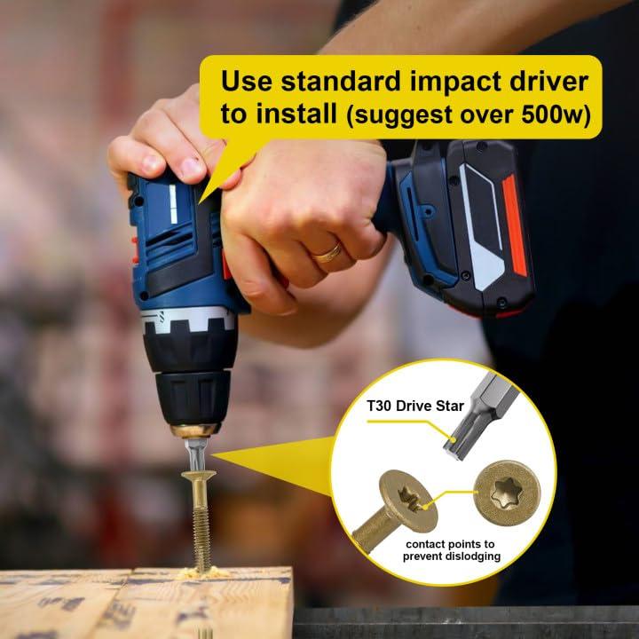 Tornillos Autoperforantes para Madera y Metal FMhotu 161 Pzas