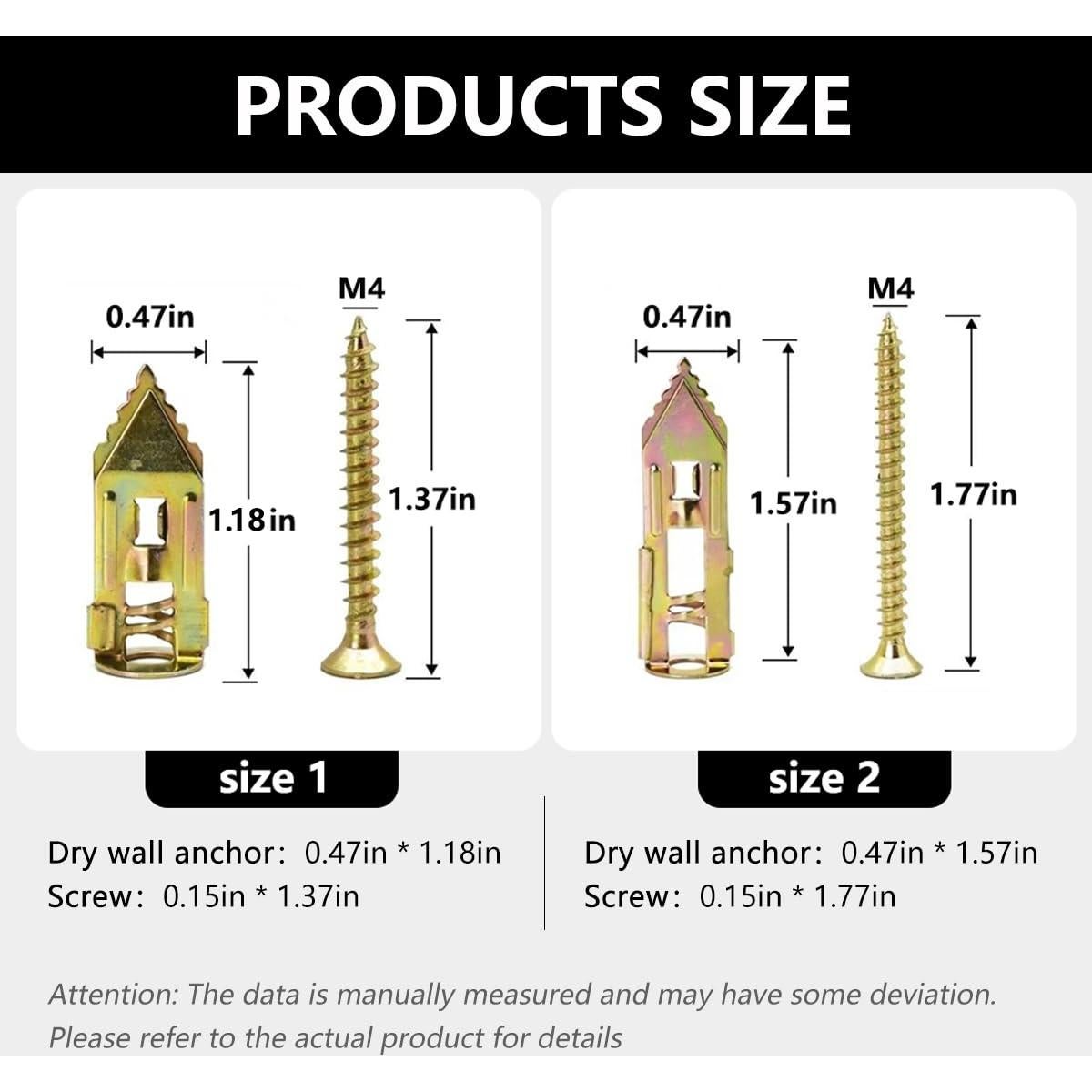 Kit de Anclajes y Tornillos Autoperforantes TriLnno 20 Pzas
