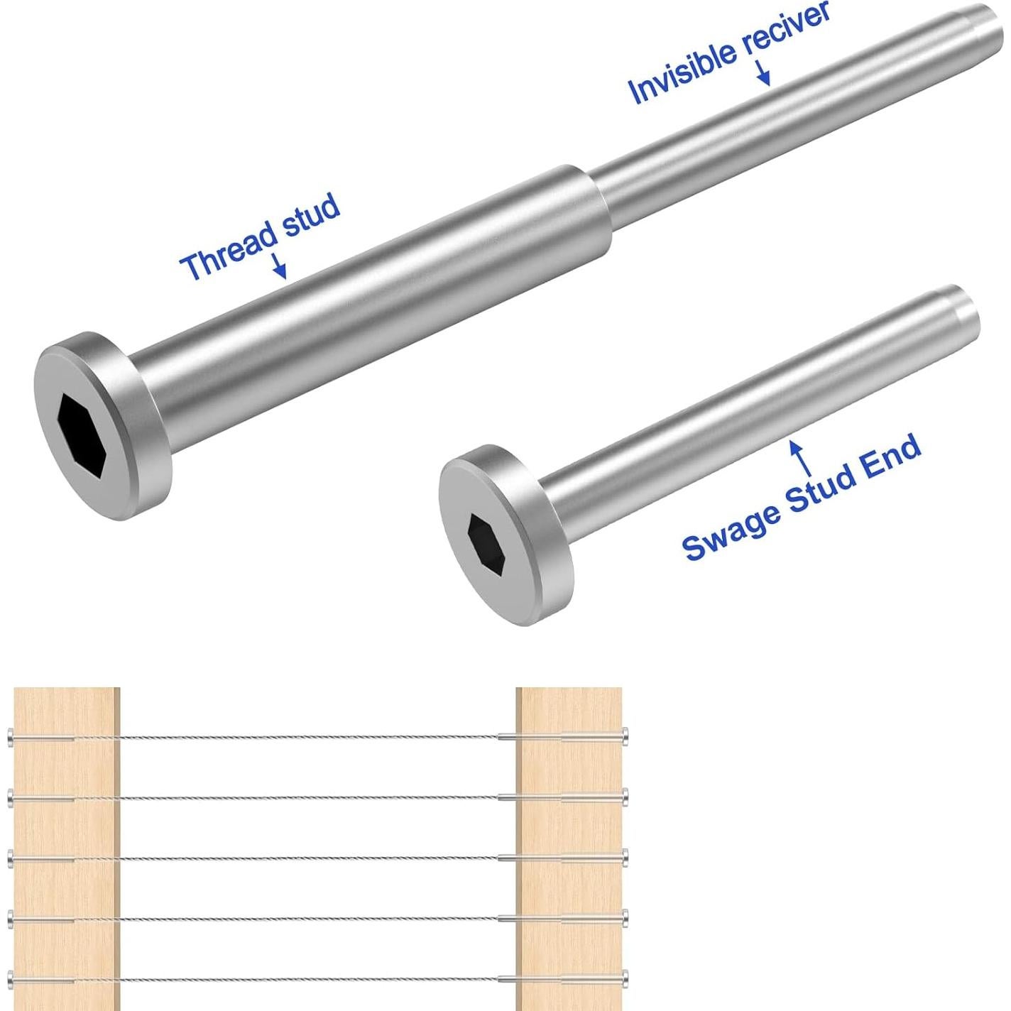 CKE Kit Barandilla Cable Invisible 20 Pares T316 1/8"