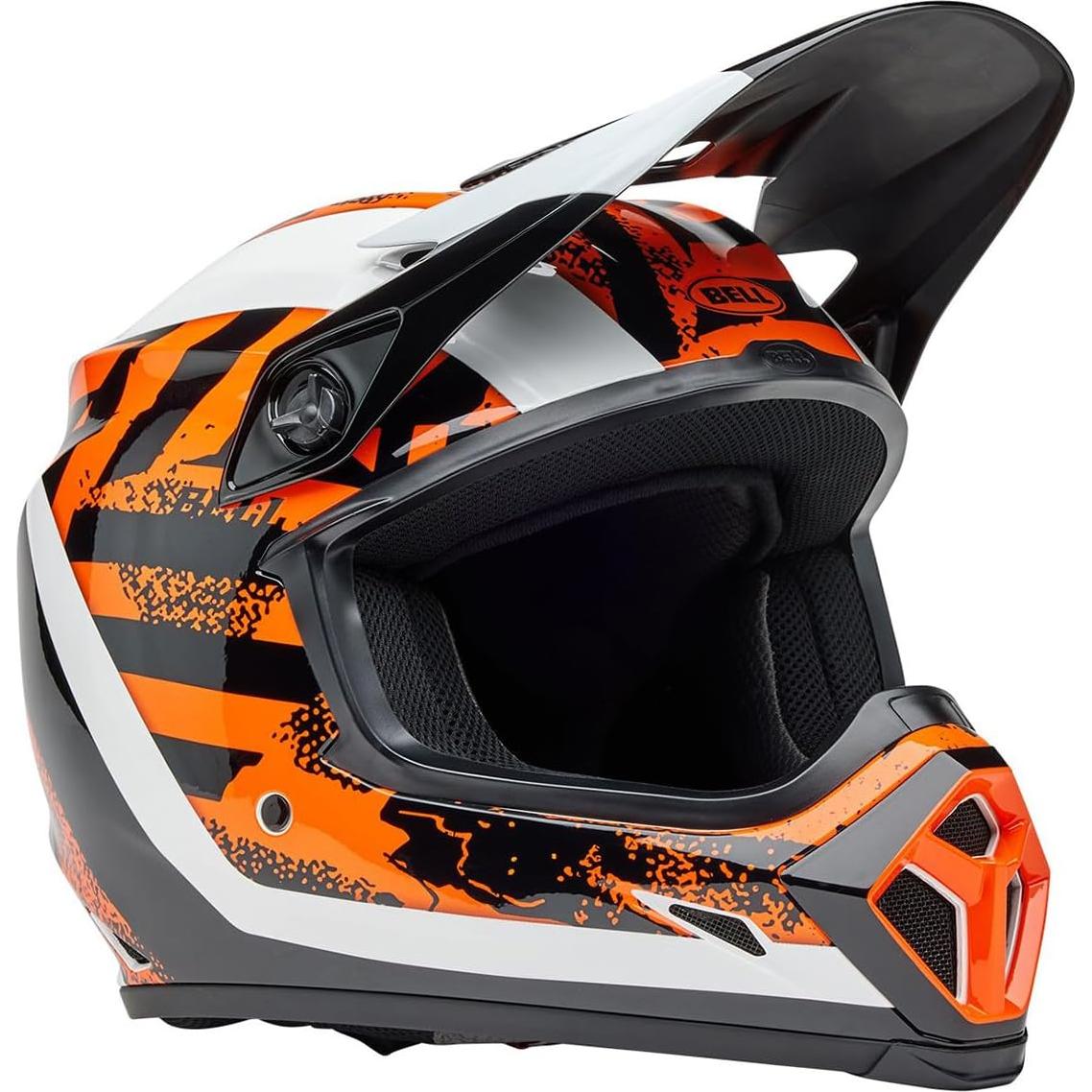 Casco de Motocross BELL MX-9 MIPS Negro Brillante XX-Grande