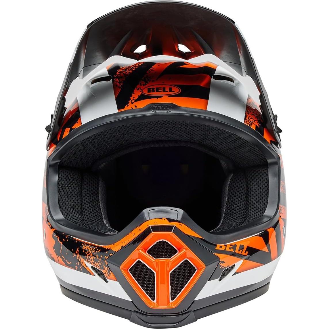 Casco de Motocross BELL MX-9 MIPS Negro Brillante XX-Grande