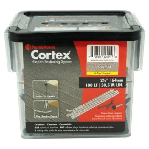 Fijaciones Ocultas Cortex Trex para Decking - 224 Tornillos