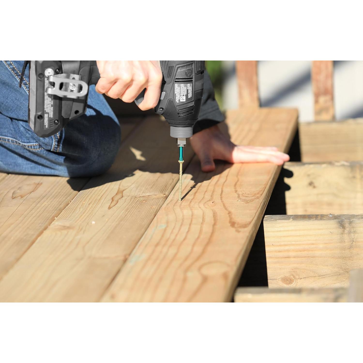 Tornillos Elite para Deck ITW BRANDS 9 x 76 mm 80 Piezas