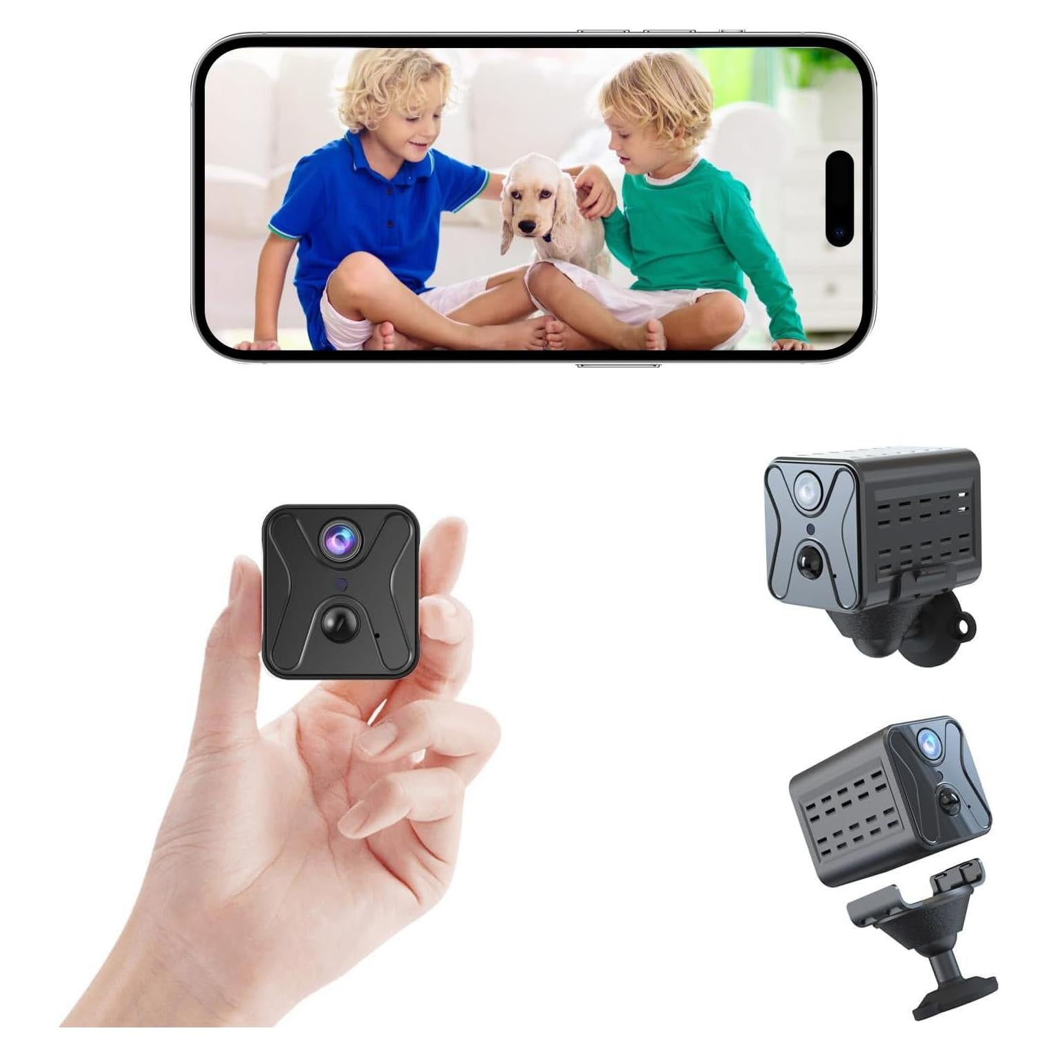 Cámara Espía Javiscam 4K WiFi con Batería de 2800mAh