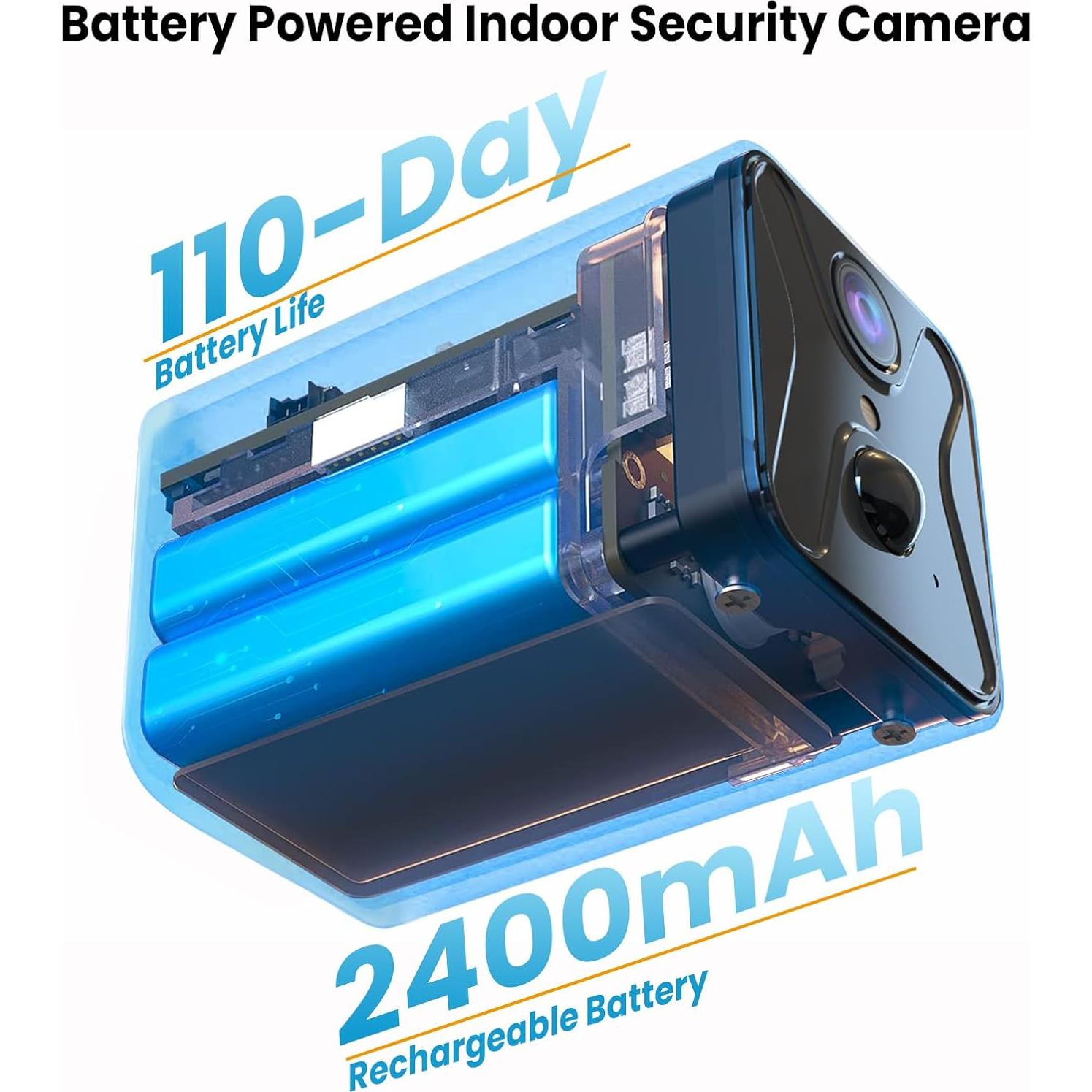 Cámara Espía Javiscam 4K WiFi con Batería de 2800mAh