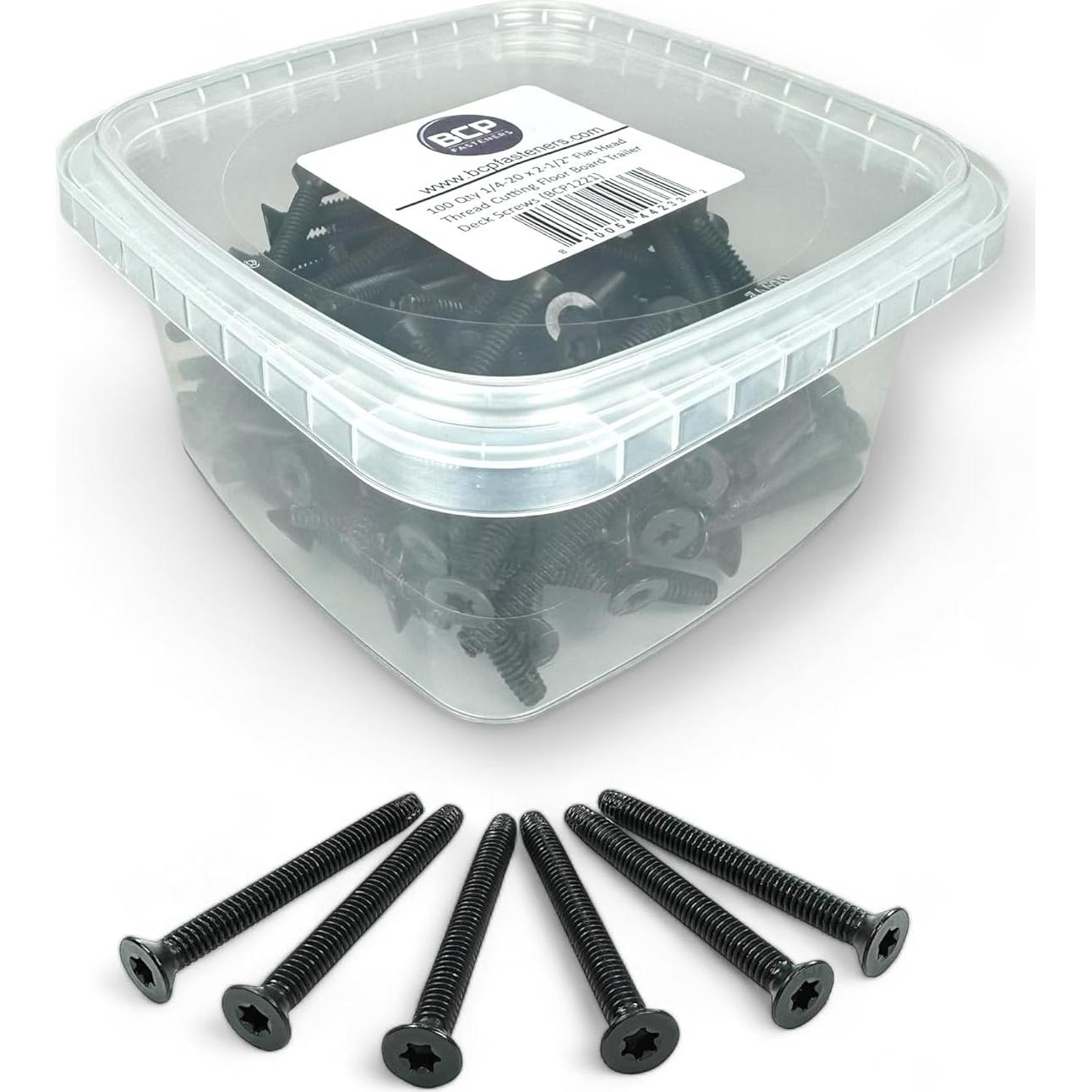 Tornillos Auto-Perforantes BCP 1/4-20 x 63.5 mm - 100 Unidades