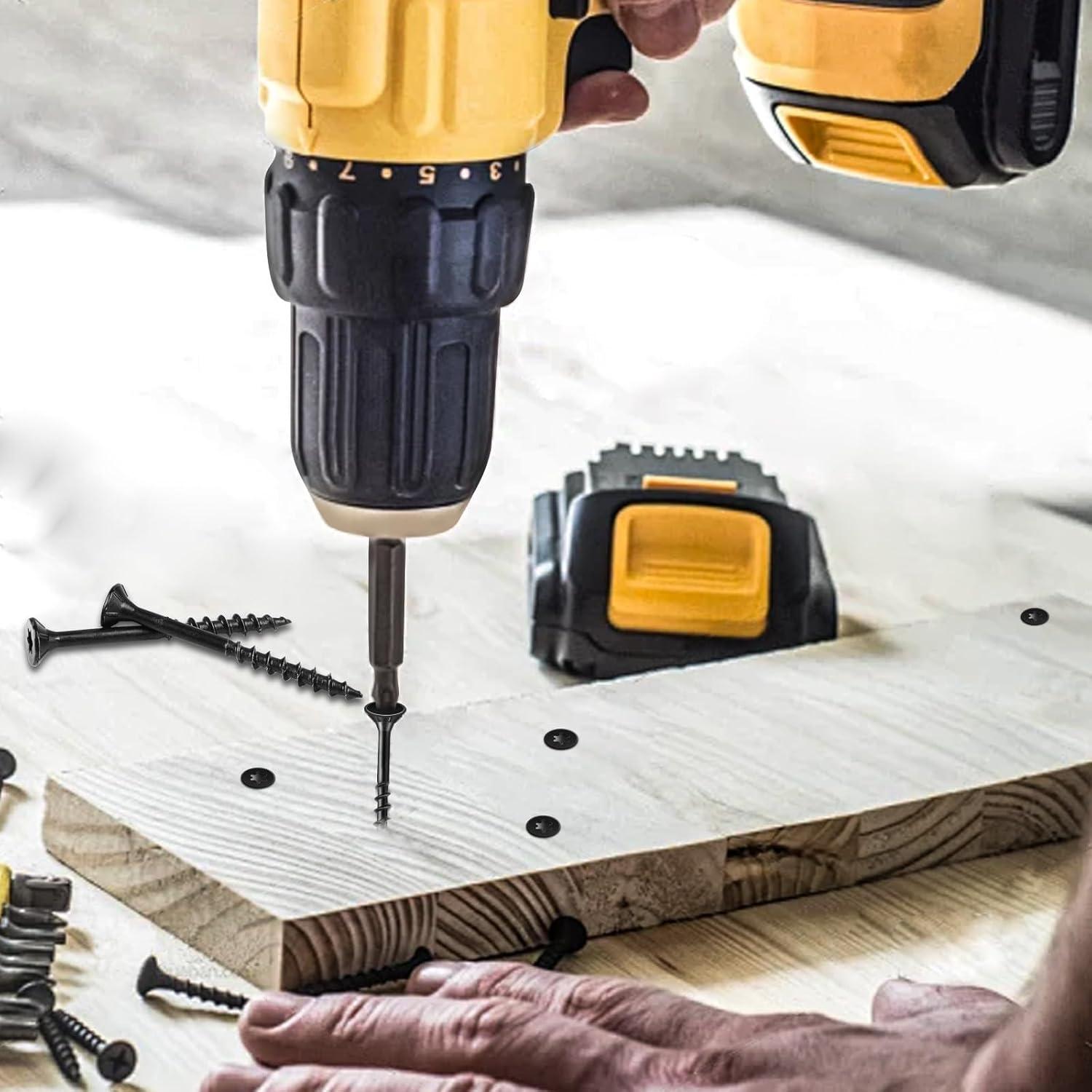 Tornillos de Madera MewuDecor #8 x 32mm para Deck 100 PCS