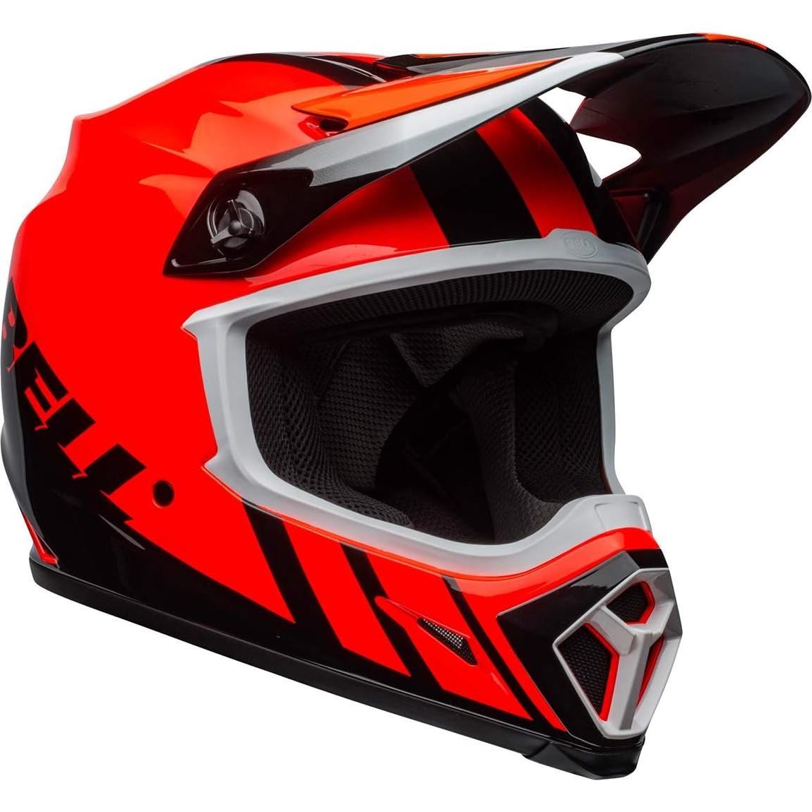Casco de Motocross BELL MX-9 MIPS Naranja/Negro Mediano