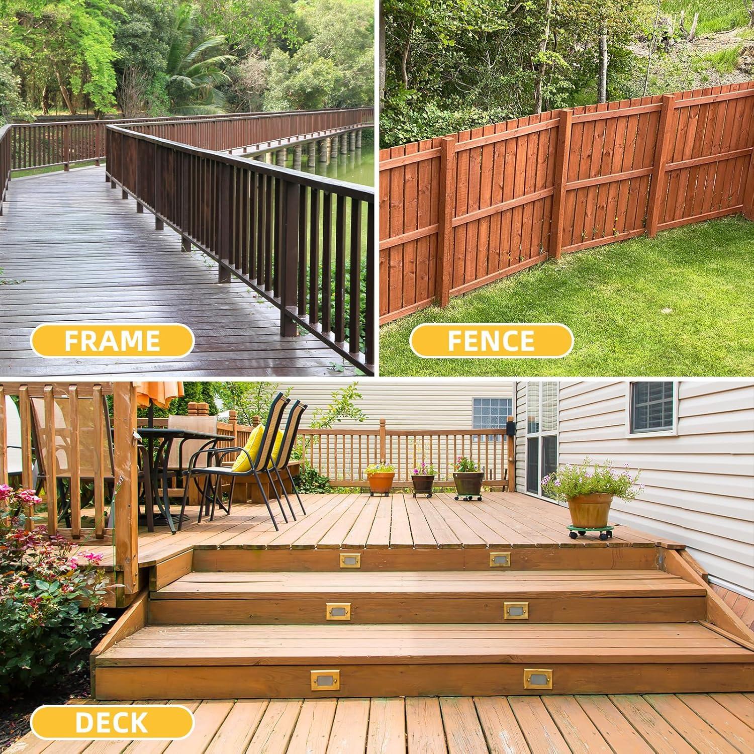 Tornillos para Deck WELLOCKS #8x3.81cm 874 PCS Resistente a la Corrosión