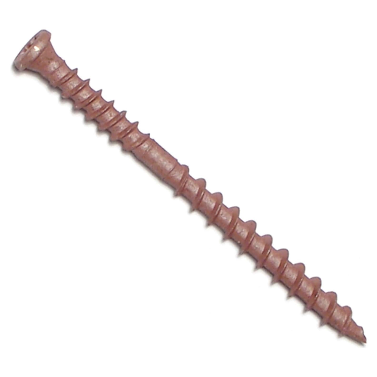 Tornillos para Deck Fastener 10 x 6.35 cm Rojo, 25 Piezas