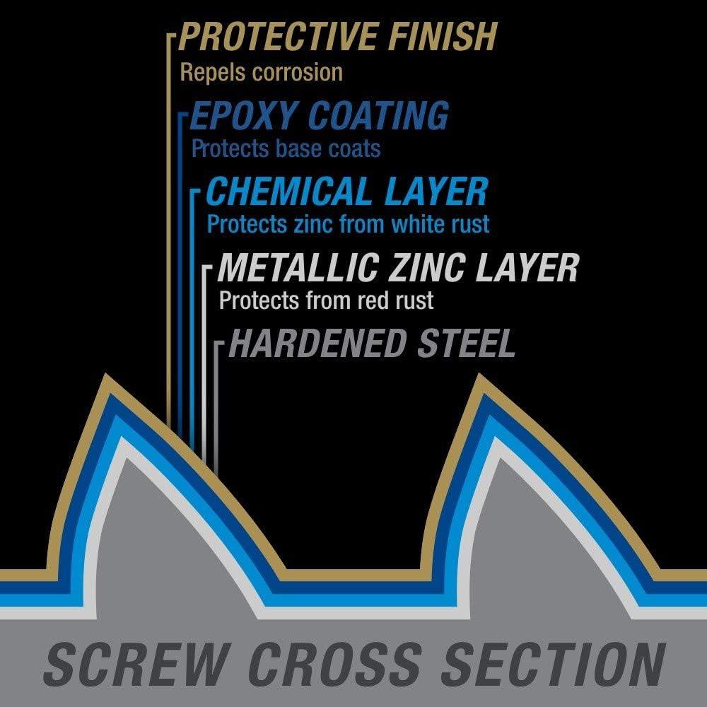 Tornillos para Terrazas Power Pro 10 x 89 mm 1000 Piezas