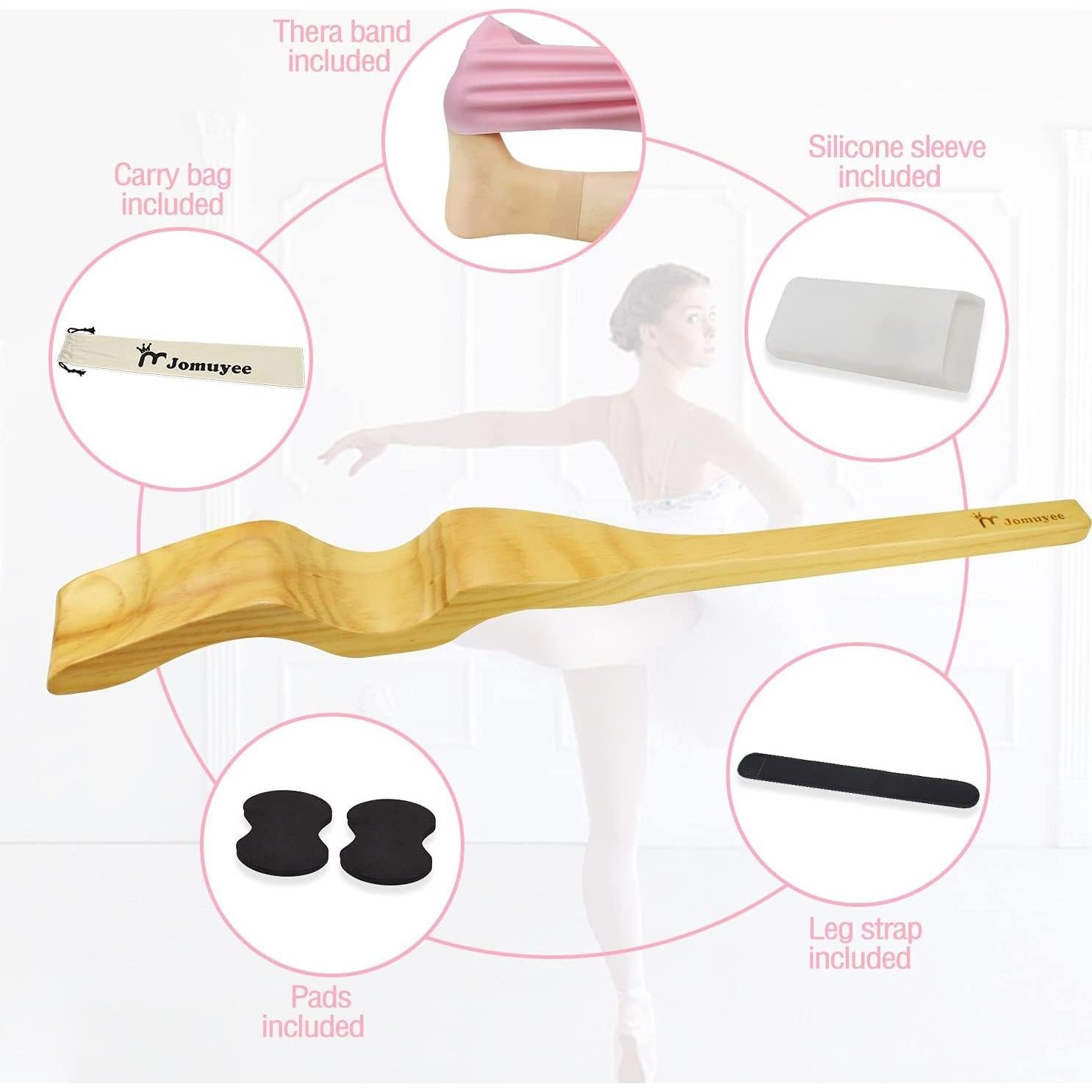 Estirador de Pies de Ballet Jomuyee - Mejora Arco y Técnica