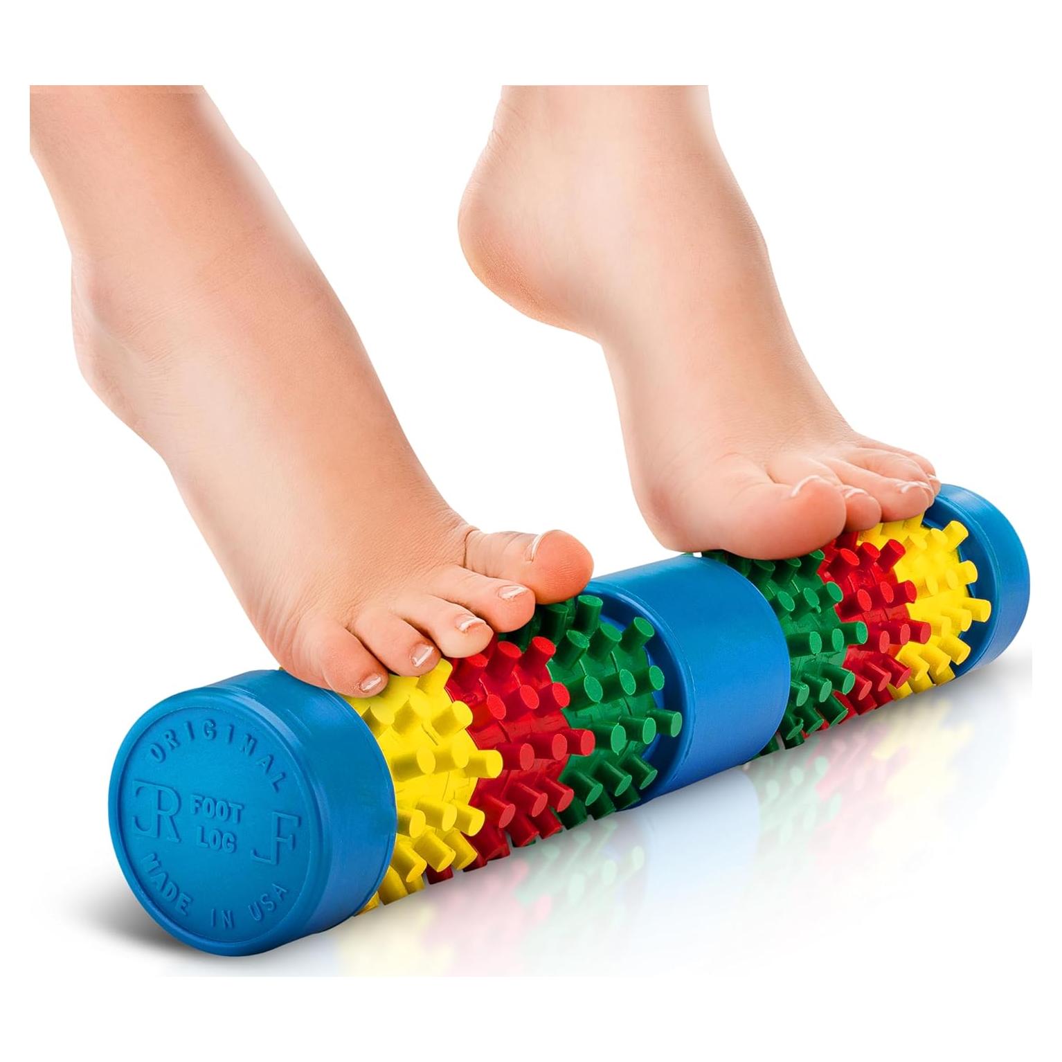 Masajista de pies Foot Log para alivio de dolor y estrés