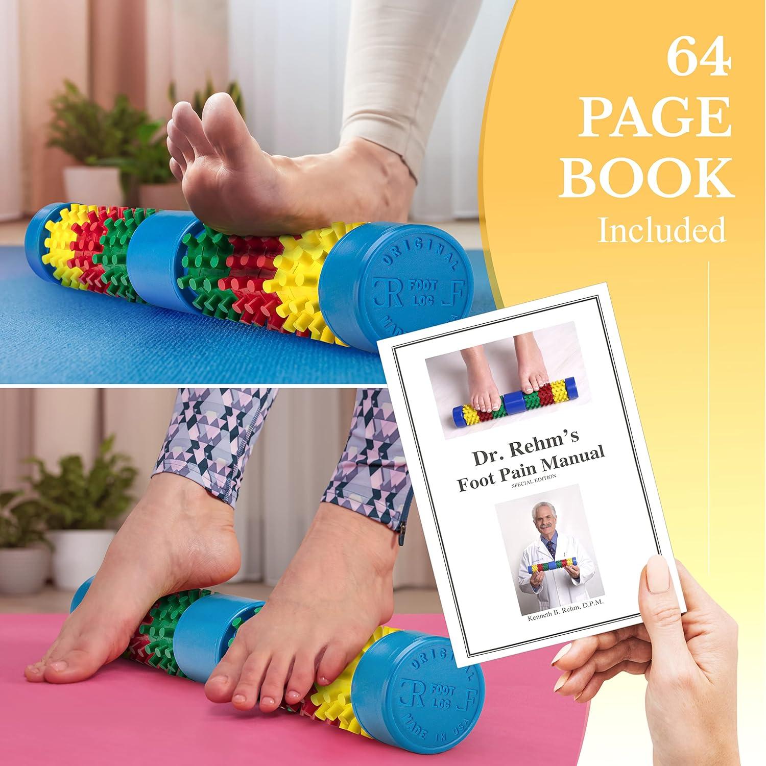 Masajista de pies Foot Log para alivio de dolor y estrés