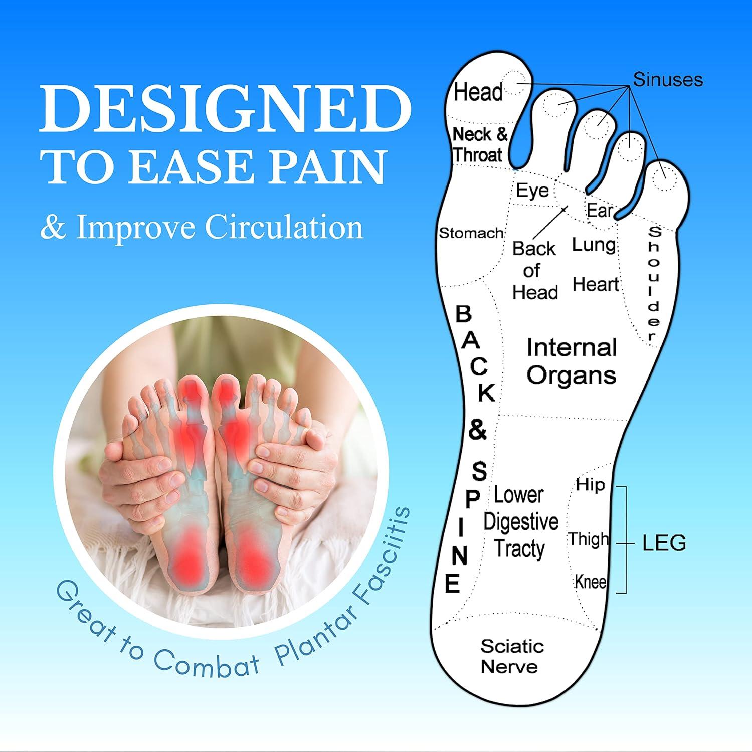 Masajista de pies Foot Log para alivio de dolor y estrés