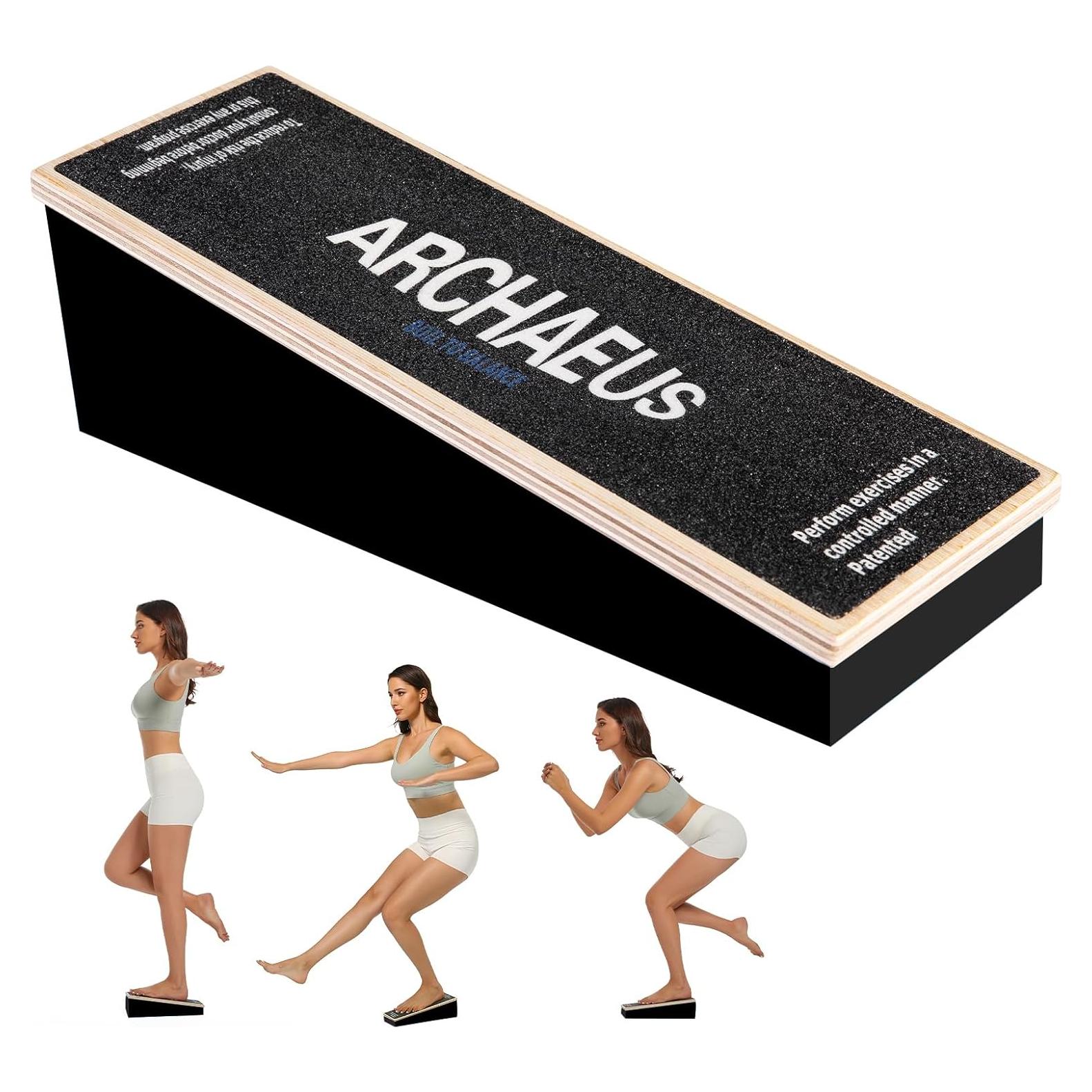 Tablero de Equilibrio Atlético ARCHAEUS Negro 33x11.9 cm