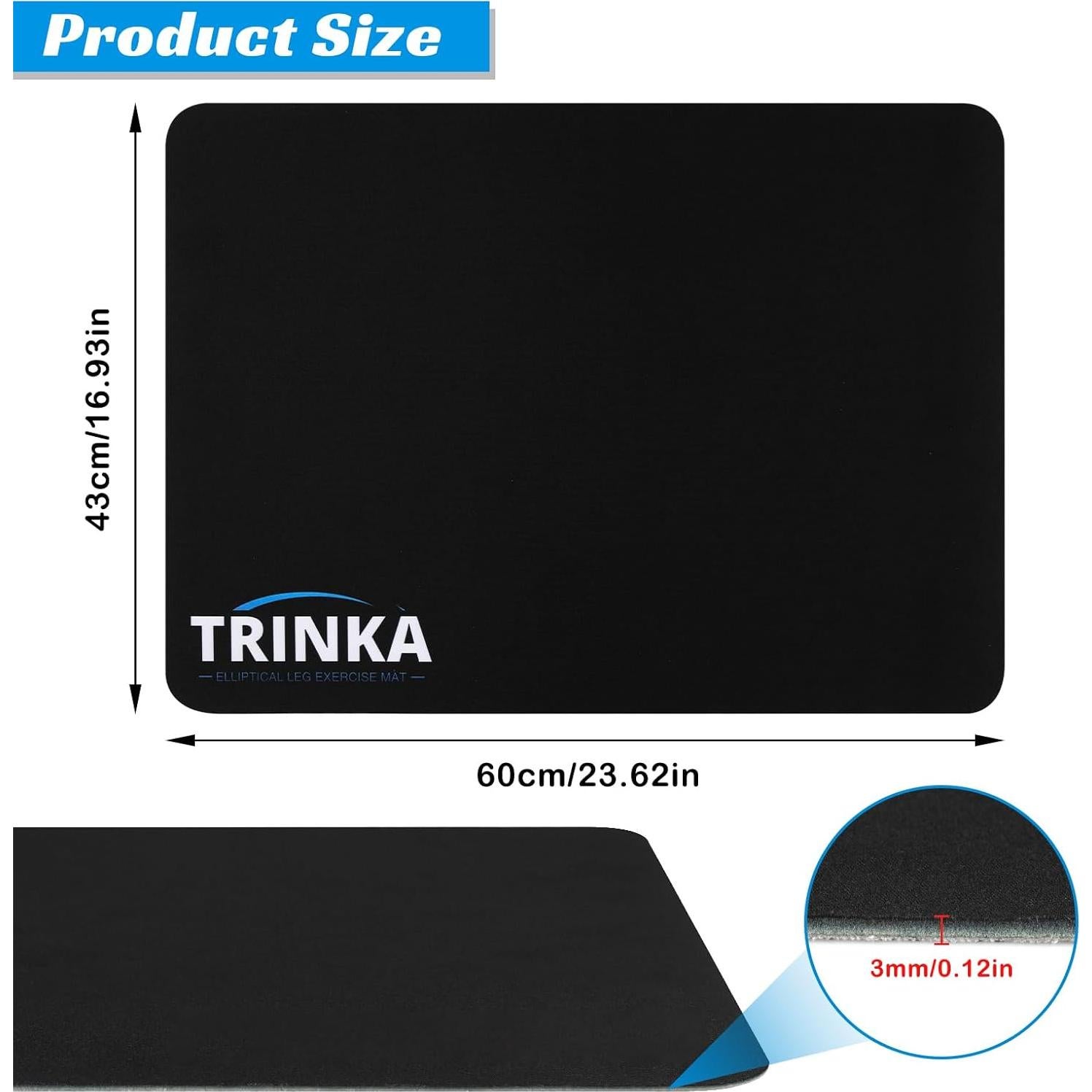 Alfombrilla Antideslizante TRINKA para Ejercitador de Piernas 60x43cm