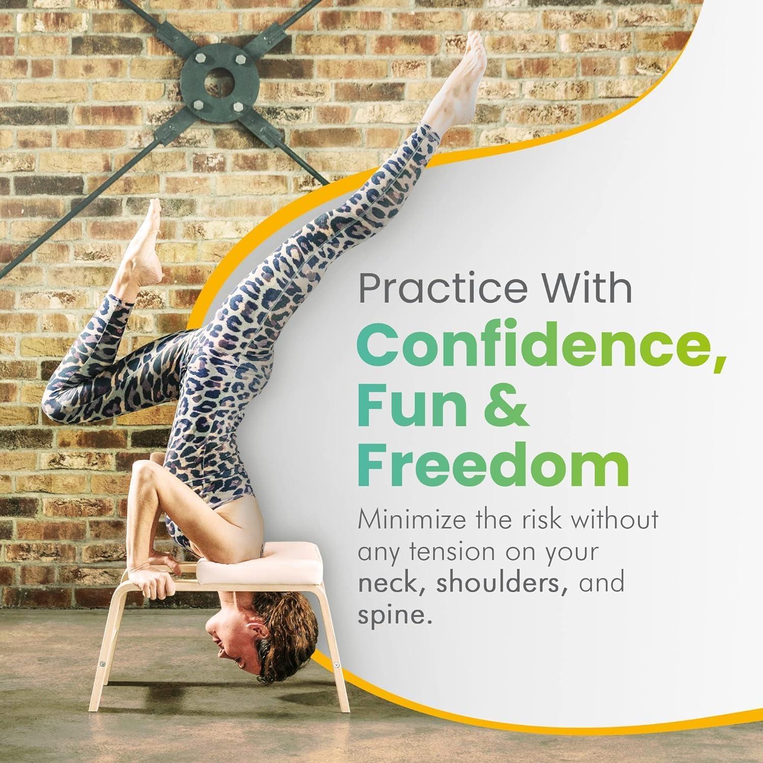 Banco de Inversión FeetUp para Yoga - Entrenador Vegano 60x40cm