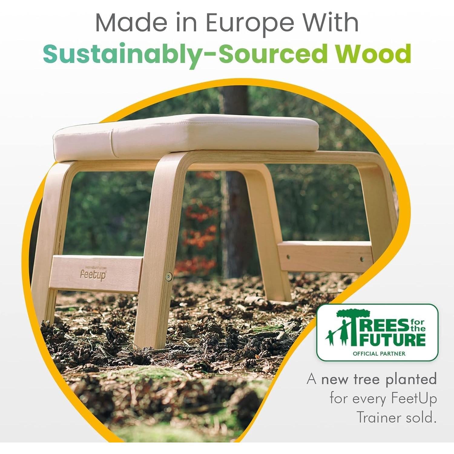 Banco de Inversión FeetUp para Yoga - Entrenador Vegano 60x40cm