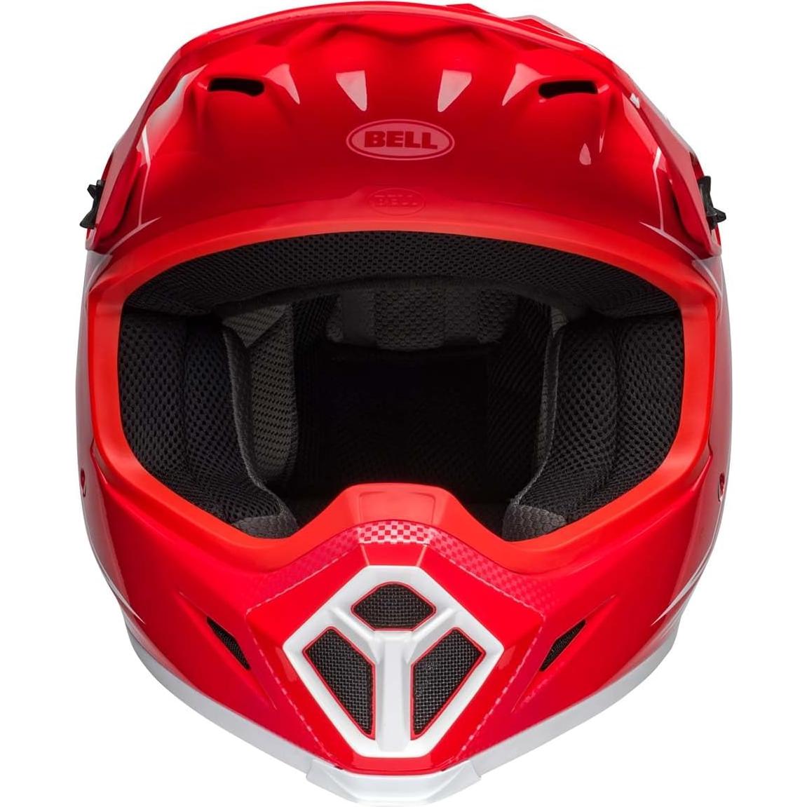 Casco de Motocross BELL MX-9 MIPS Rojo Brillante Pequeño