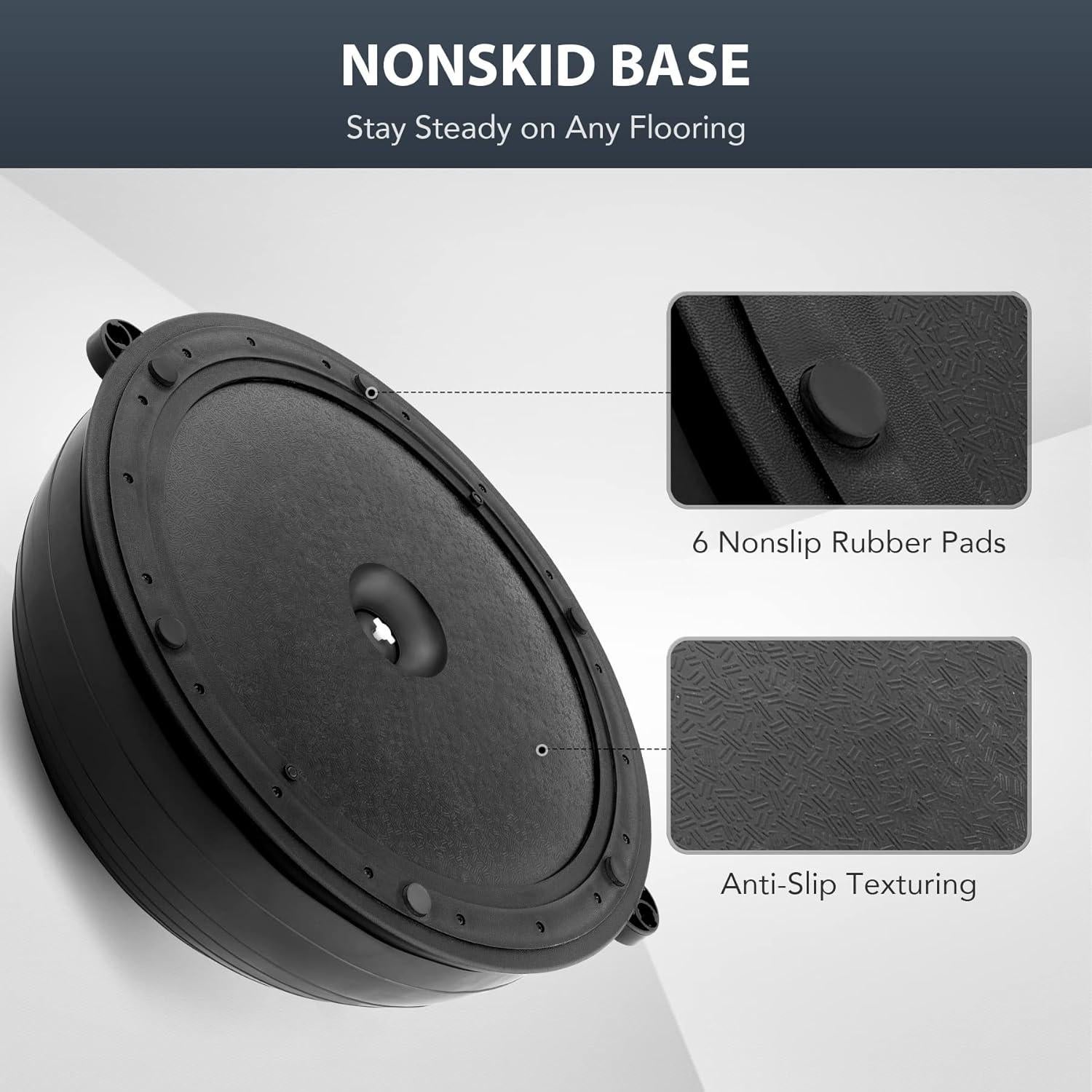 Bola de Equilibrio ZELUS 58 cm con Bandas de Resistencia y Bomba