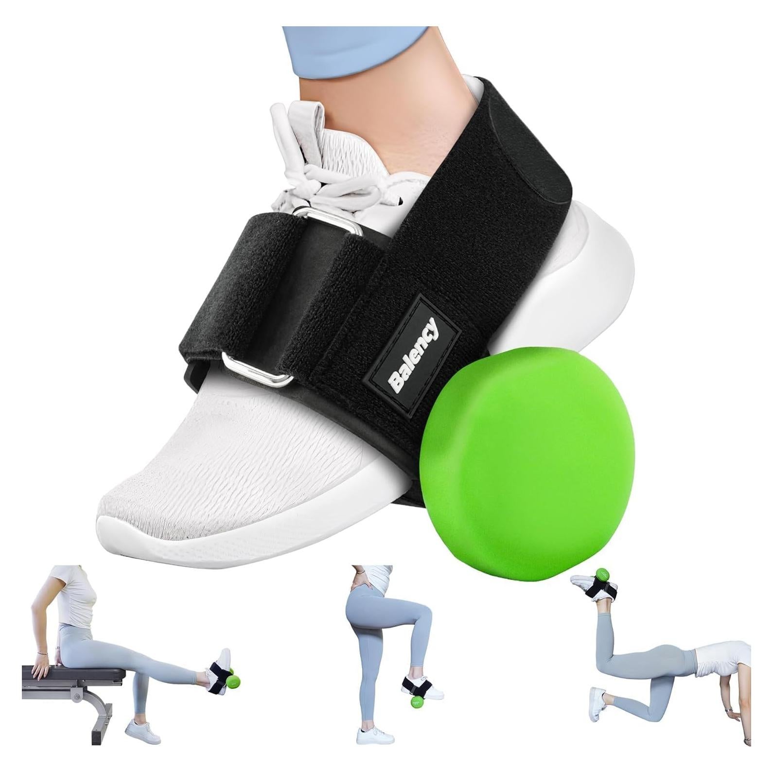 Dumbbell Foot Attachment, Feet Dumbbell Attachment, Foot Weight, Tibialis Trainer, Ankle Straps for Weight Lifting, Leg Workout at Home, Leg Extension, Leg Curl, Hamstring Curls, Adjustable Leg Weight