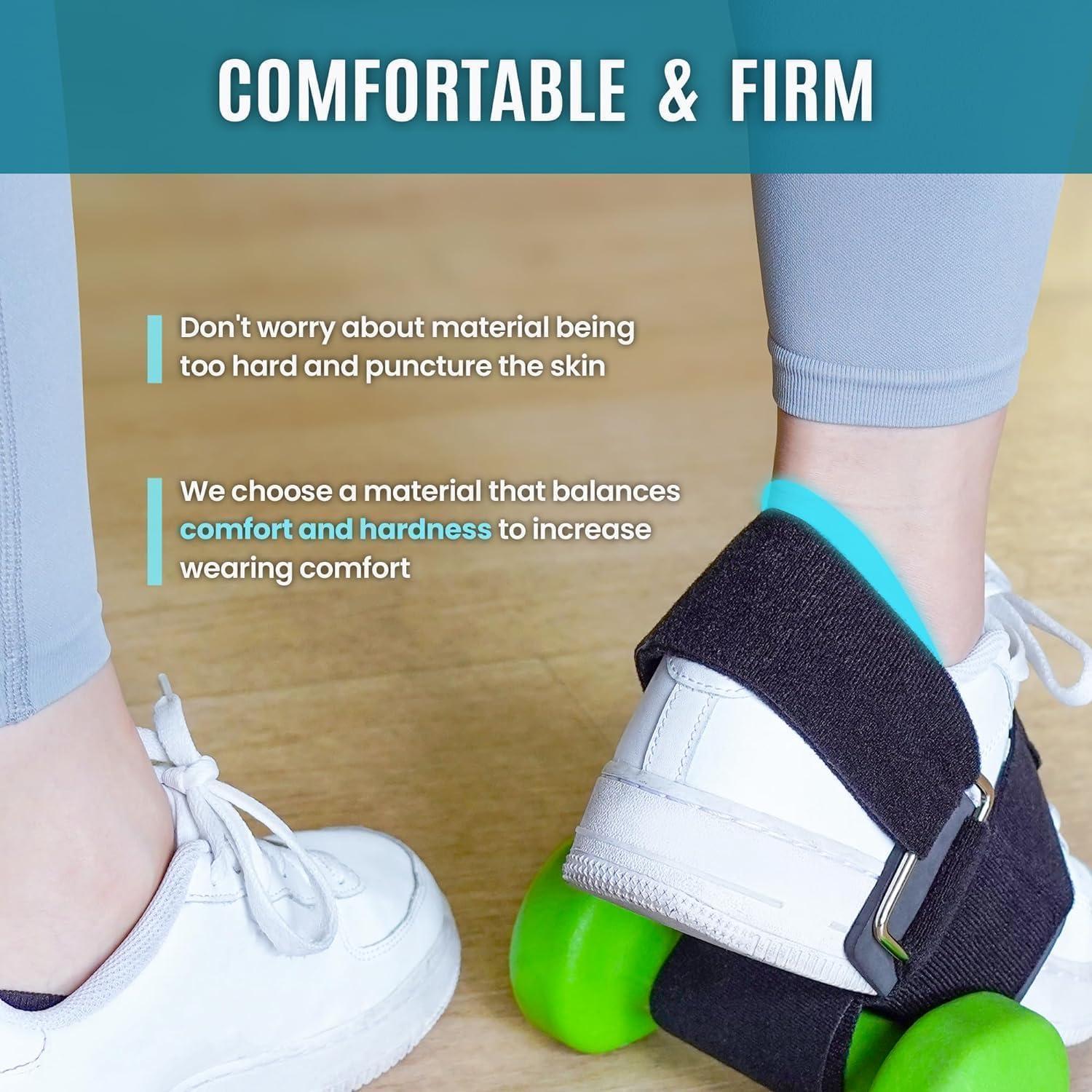 Dumbbell Foot Attachment, Feet Dumbbell Attachment, Foot Weight, Tibialis Trainer, Ankle Straps for Weight Lifting, Leg Workout at Home, Leg Extension, Leg Curl, Hamstring Curls, Adjustable Leg Weight