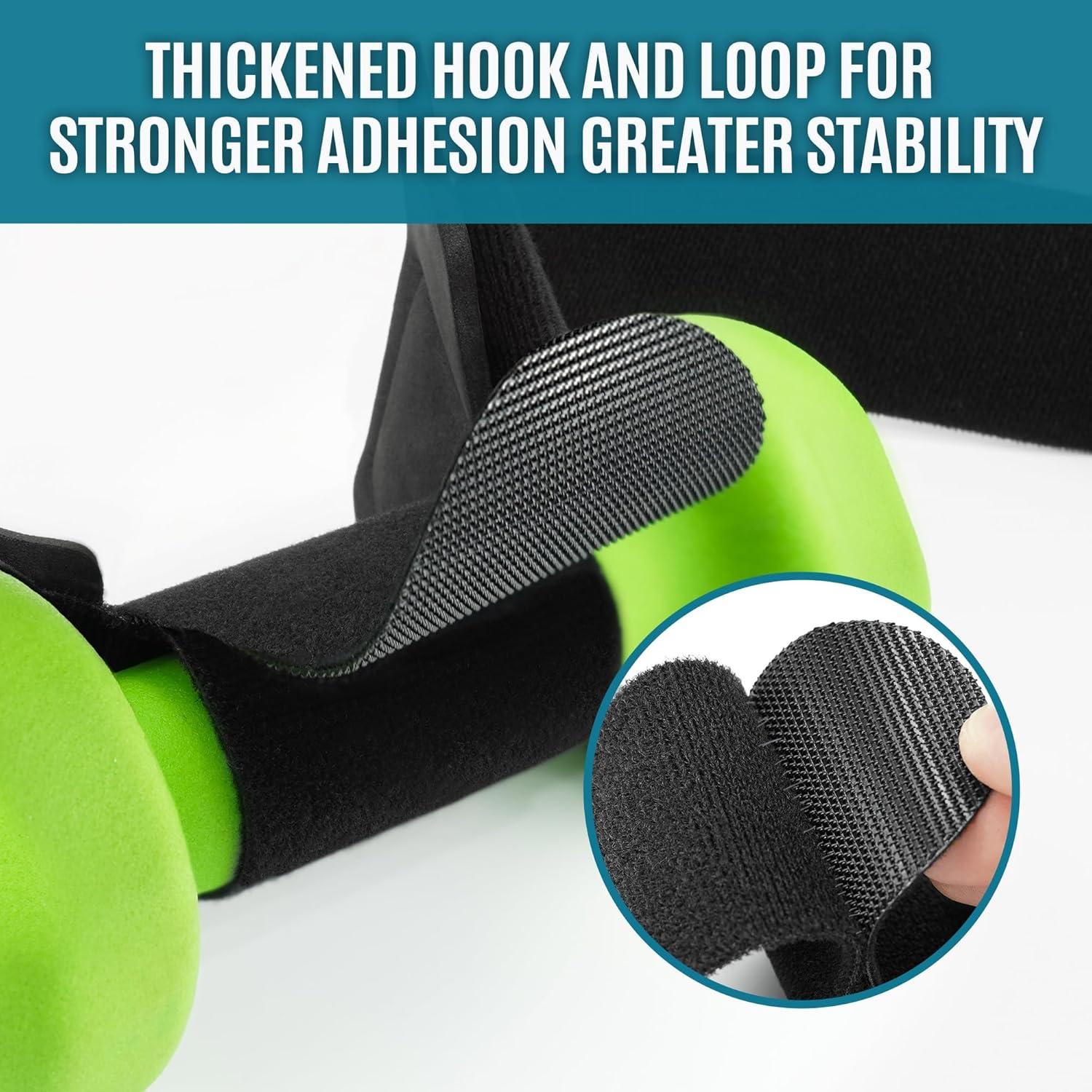 Dumbbell Foot Attachment, Feet Dumbbell Attachment, Foot Weight, Tibialis Trainer, Ankle Straps for Weight Lifting, Leg Workout at Home, Leg Extension, Leg Curl, Hamstring Curls, Adjustable Leg Weight