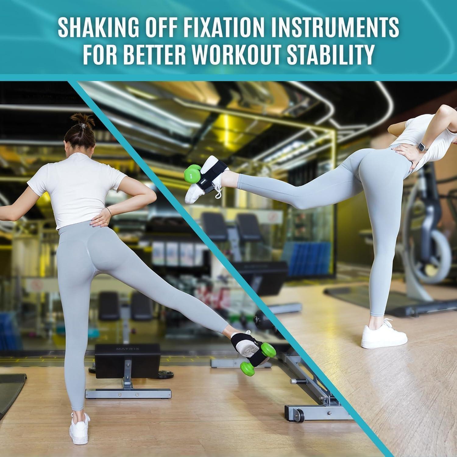 Dumbbell Foot Attachment, Feet Dumbbell Attachment, Foot Weight, Tibialis Trainer, Ankle Straps for Weight Lifting, Leg Workout at Home, Leg Extension, Leg Curl, Hamstring Curls, Adjustable Leg Weight