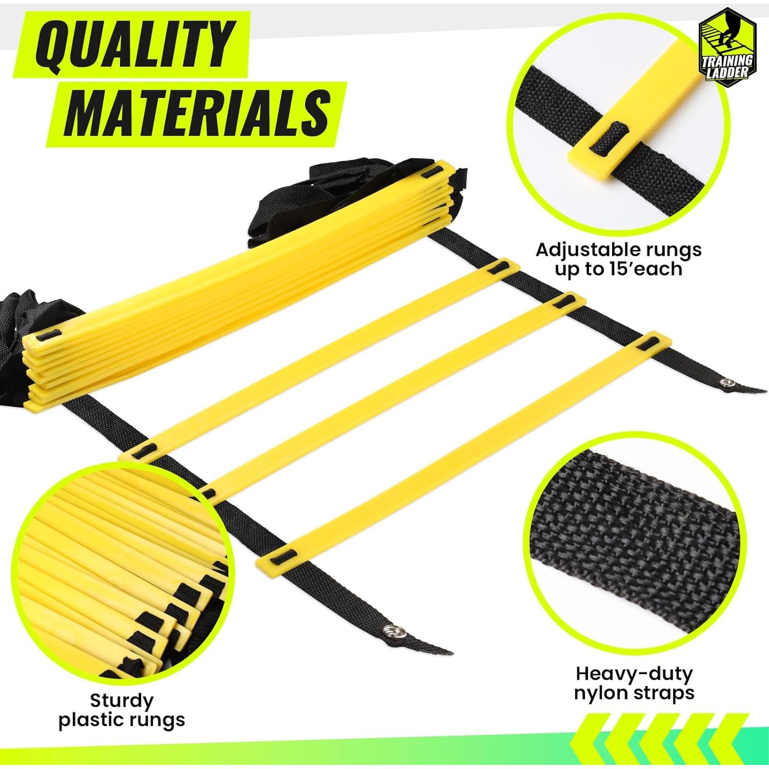 Escalera de Agilidad Teenitor 7m Entrenamiento Velocidad Fitness